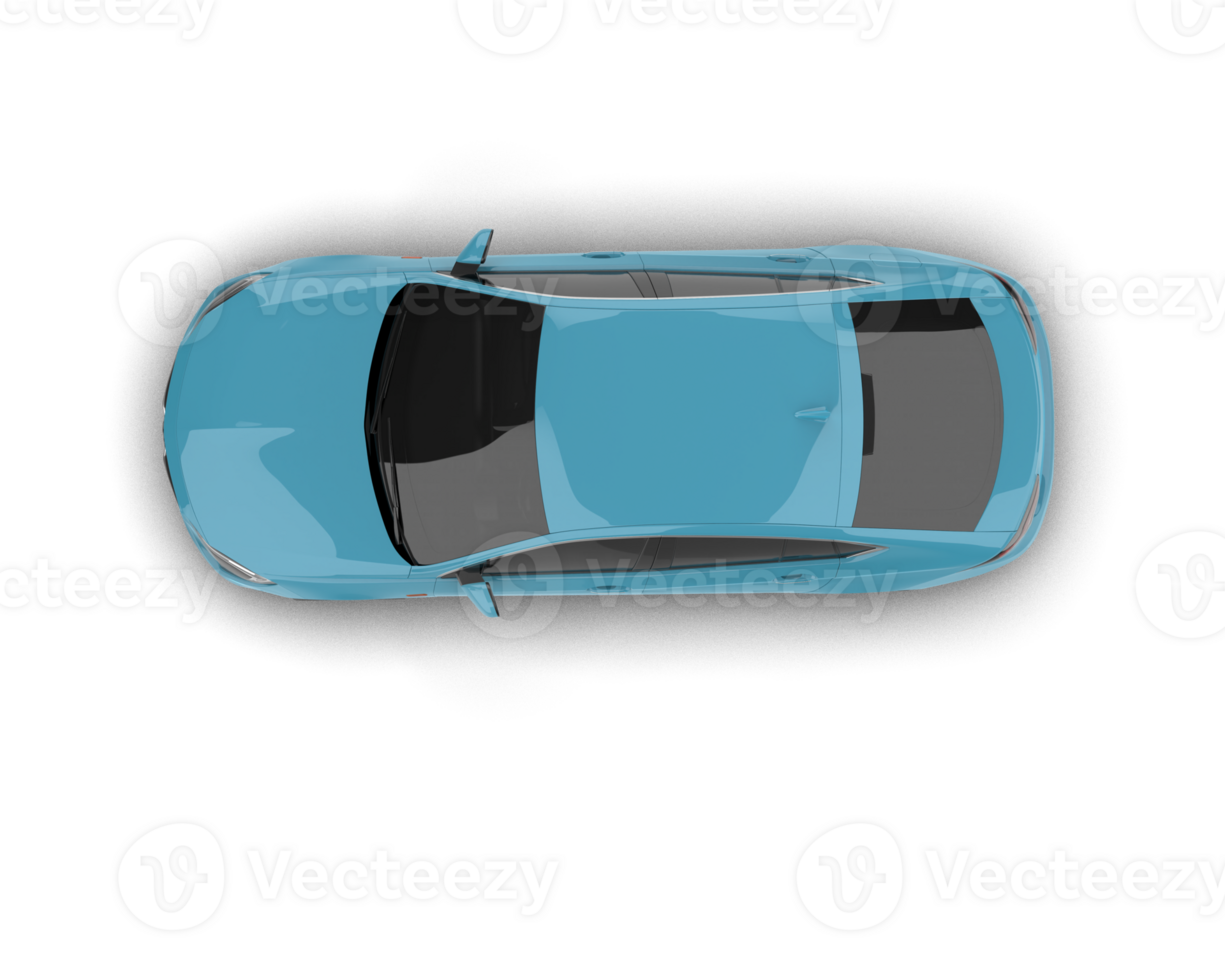 Modern car isolated on background. 3d rendering - illustration png