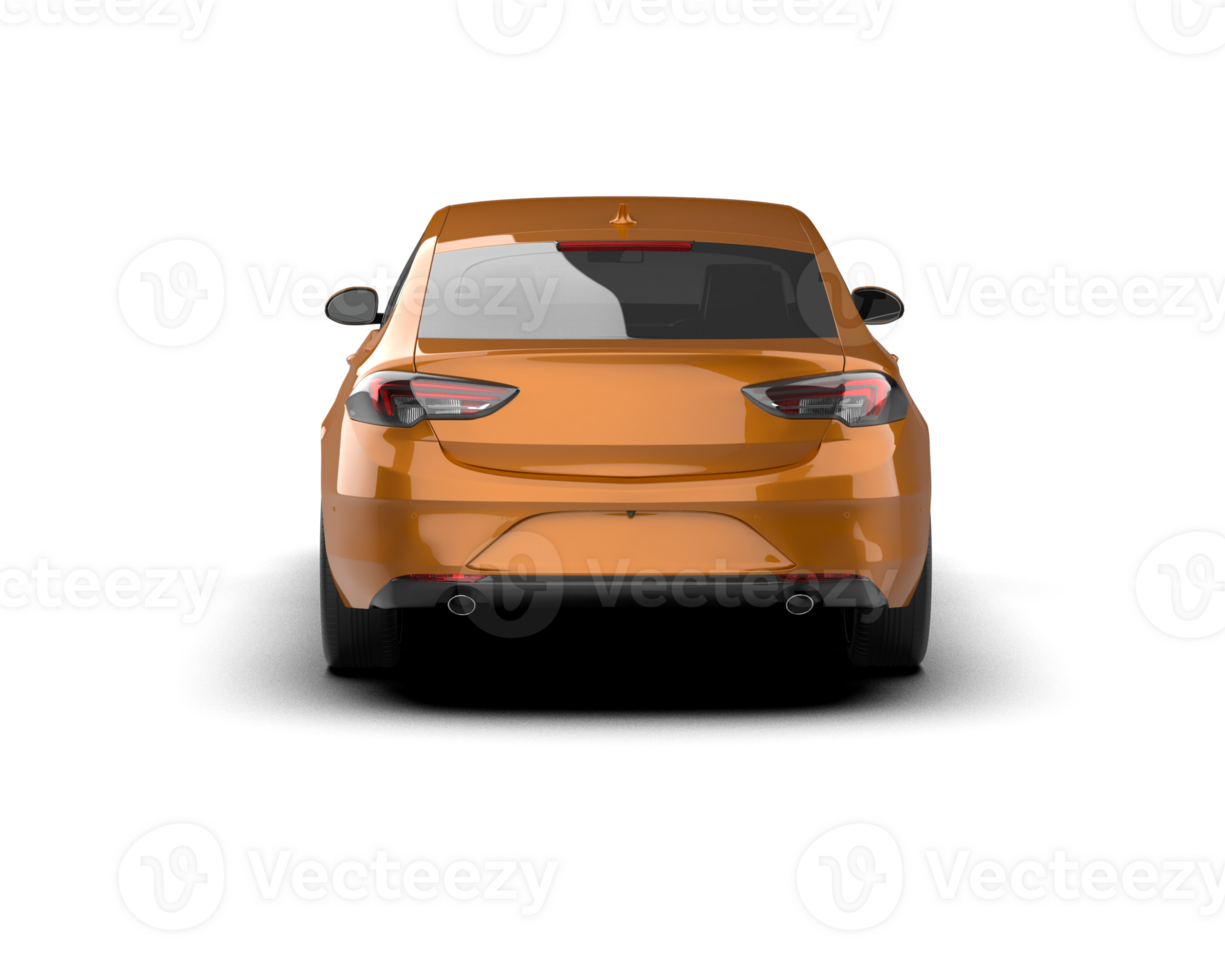 Modern car isolated on background. 3d rendering - illustration png