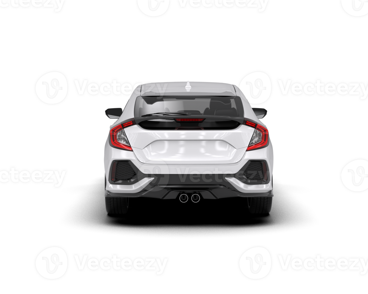 Modern car isolated on background. 3d rendering - illustration png