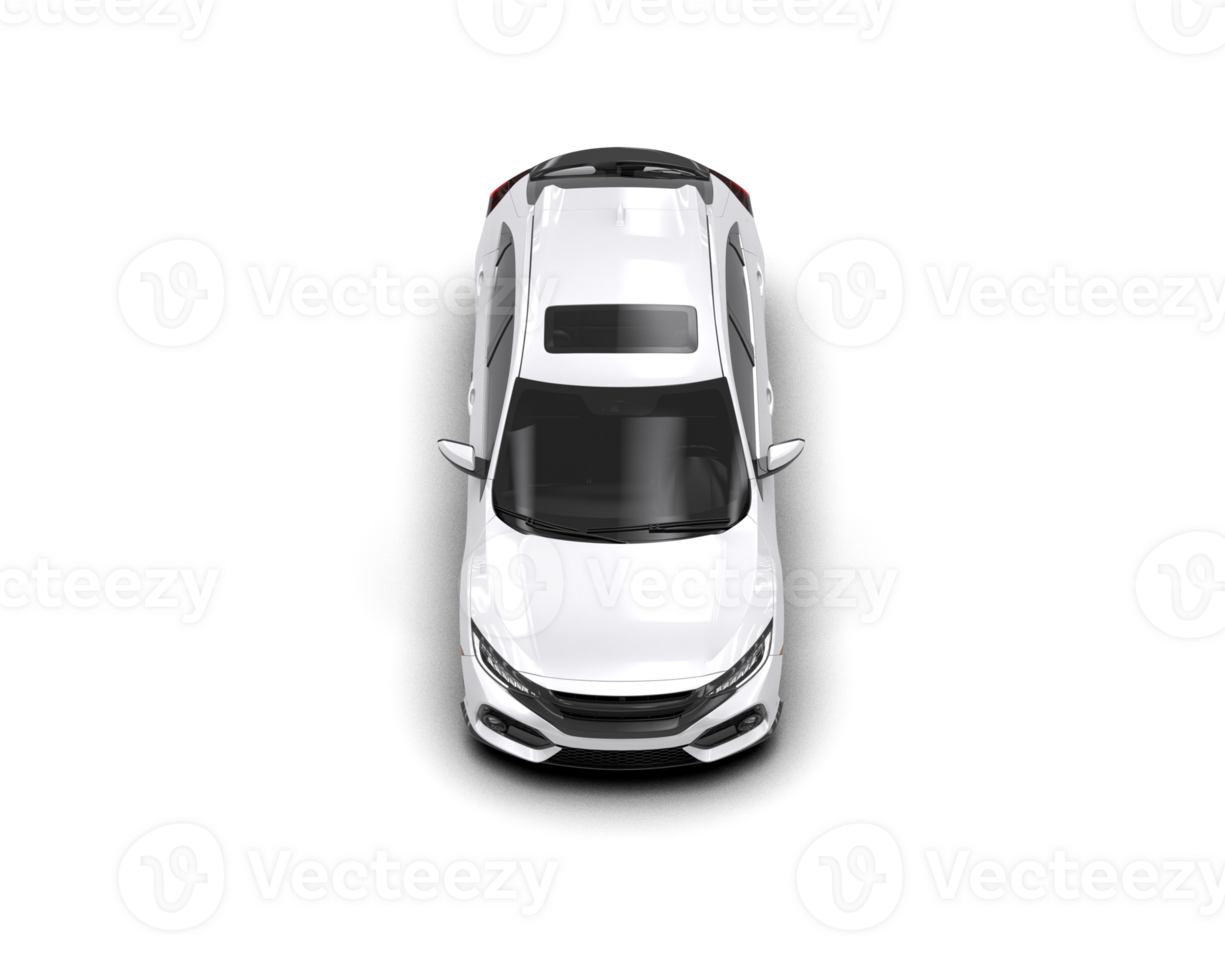 Modern car isolated on background. 3d rendering - illustration png