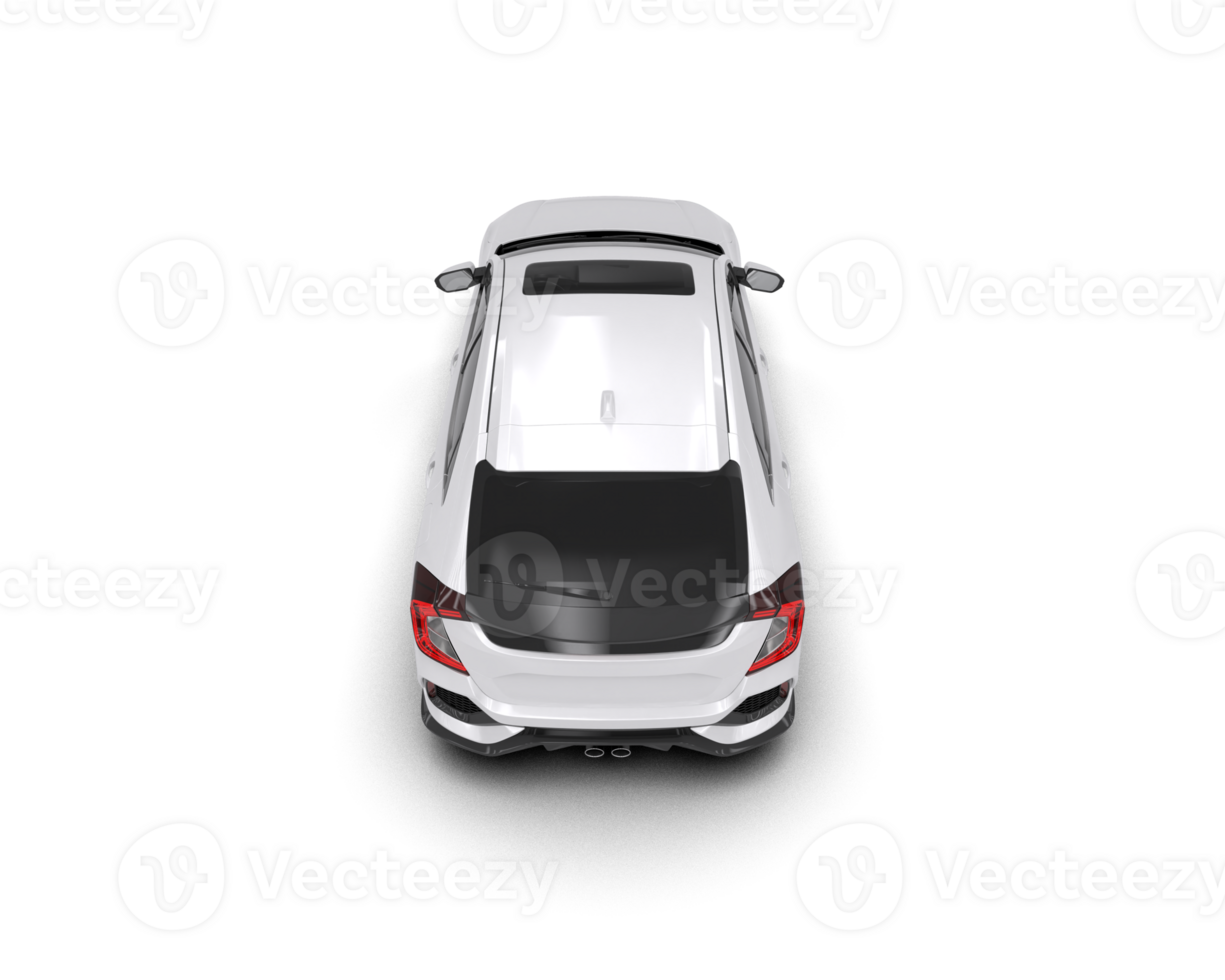 Modern car isolated on background. 3d rendering - illustration png