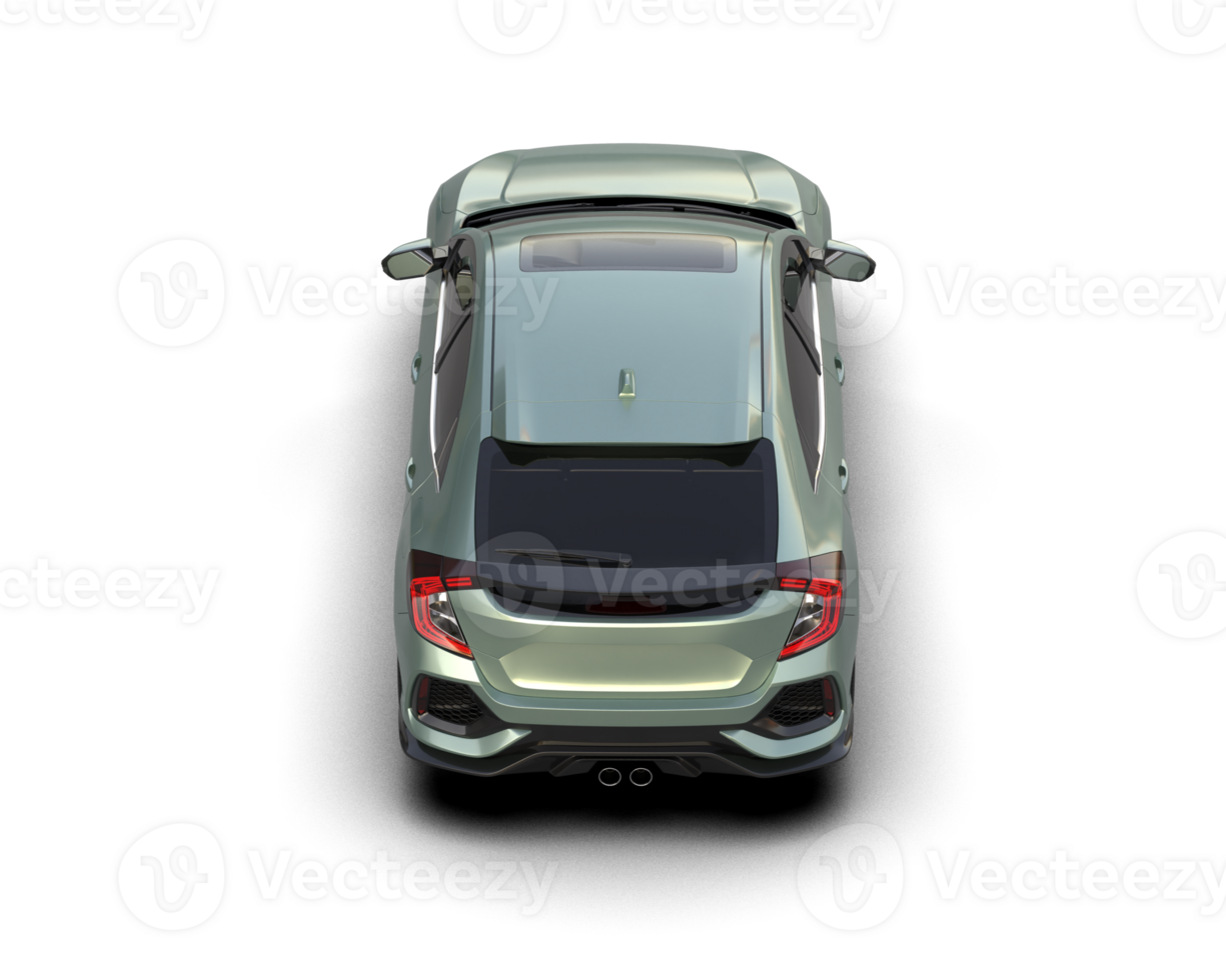 Modern car isolated on background. 3d rendering - illustration png