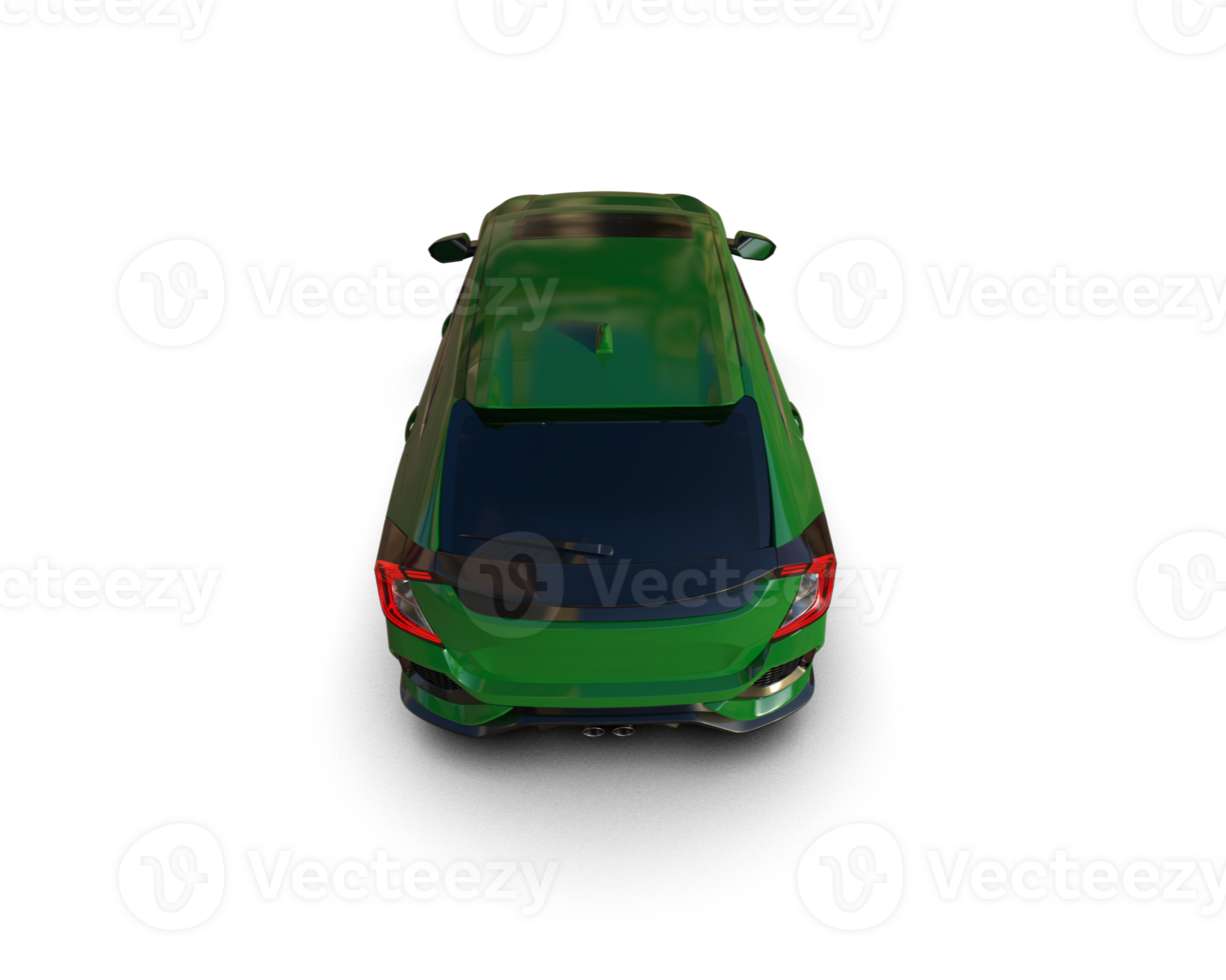 Modern car isolated on background. 3d rendering - illustration png