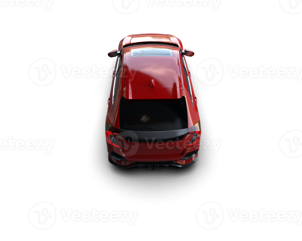 Modern car isolated on background. 3d rendering - illustration png