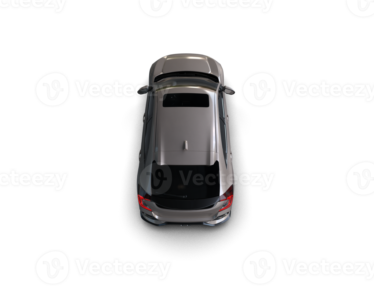 Modern car isolated on background. 3d rendering - illustration png