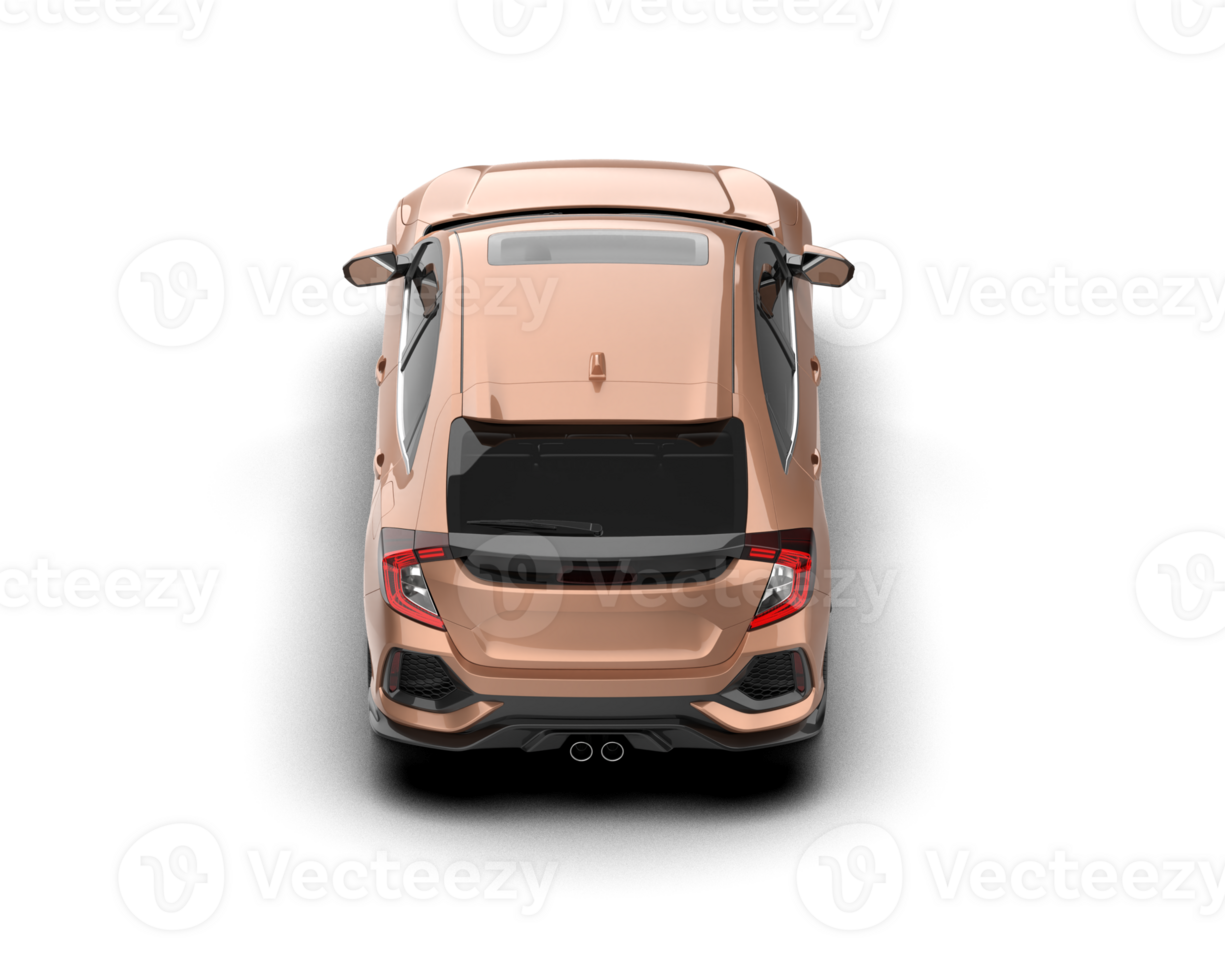 Modern car isolated on background. 3d rendering - illustration png