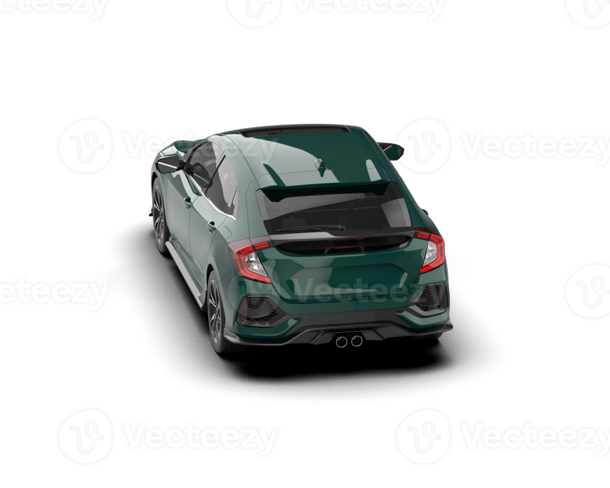 Modern car isolated on background. 3d rendering - illustration png