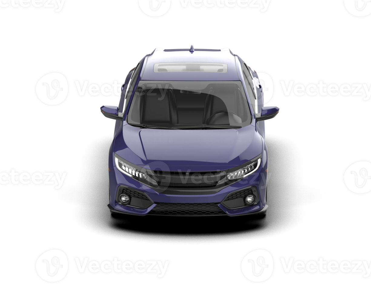 Modern car isolated on background. 3d rendering - illustration png