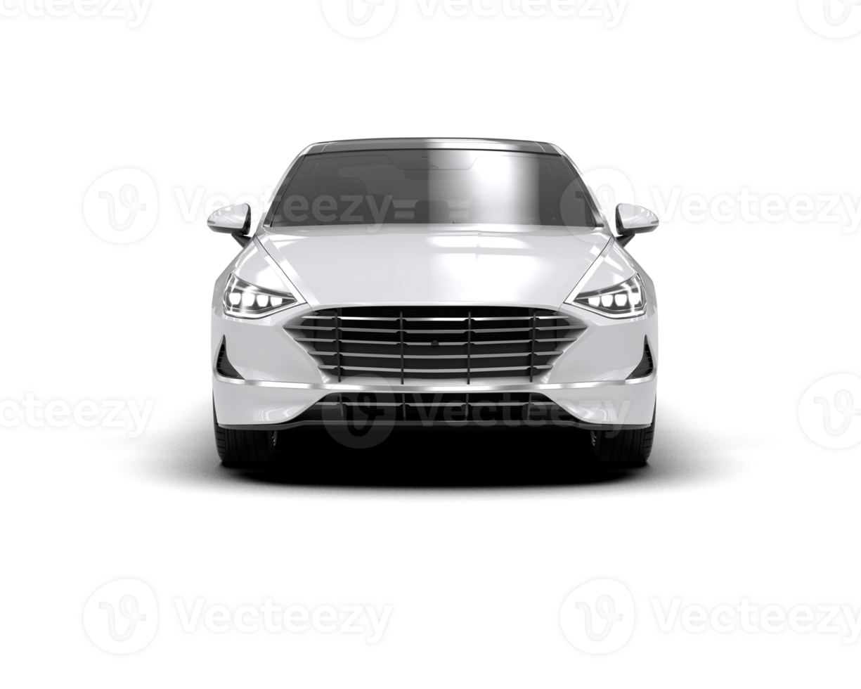 Modern car isolated on background. 3d rendering - illustration png