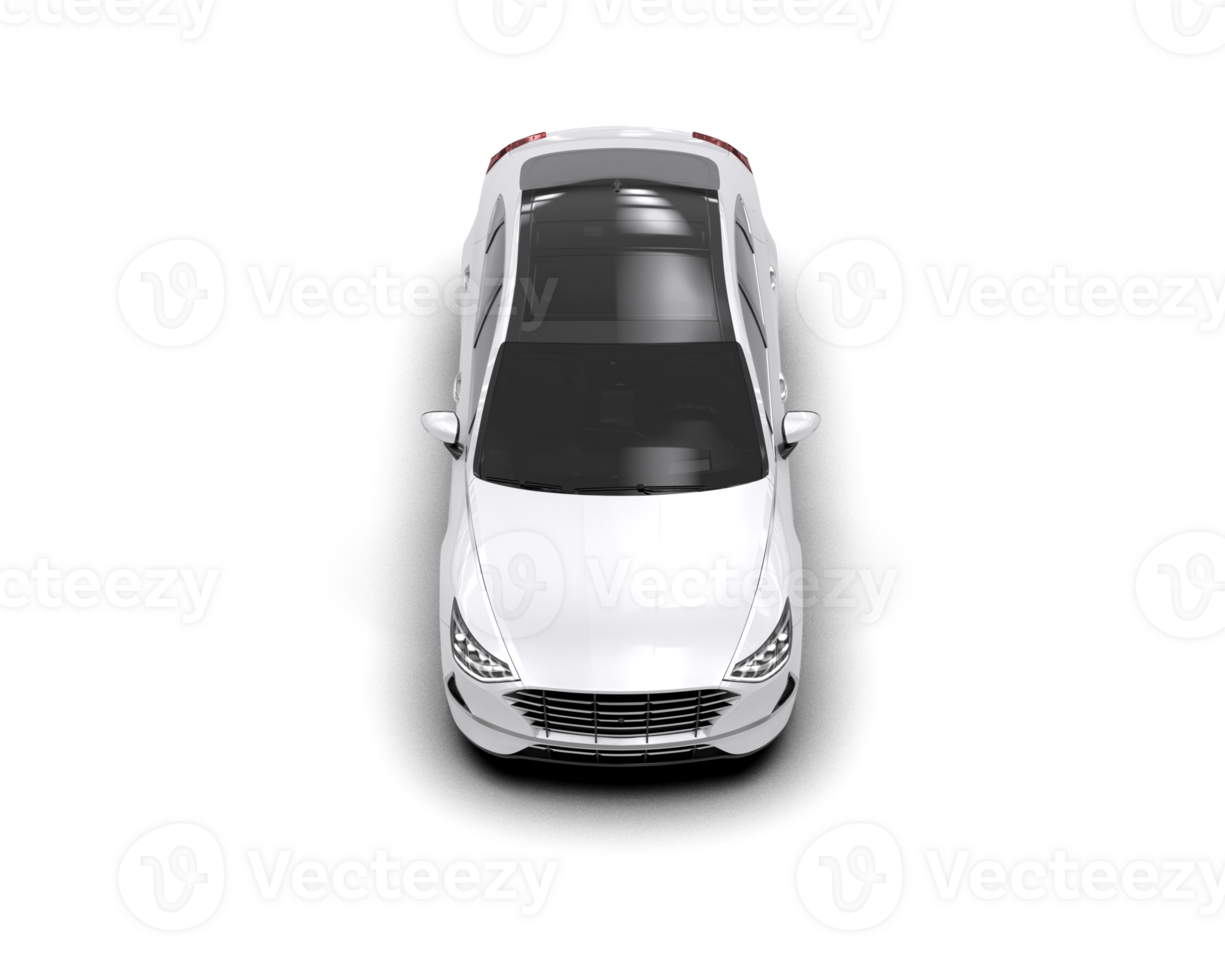 Modern car isolated on background. 3d rendering - illustration png