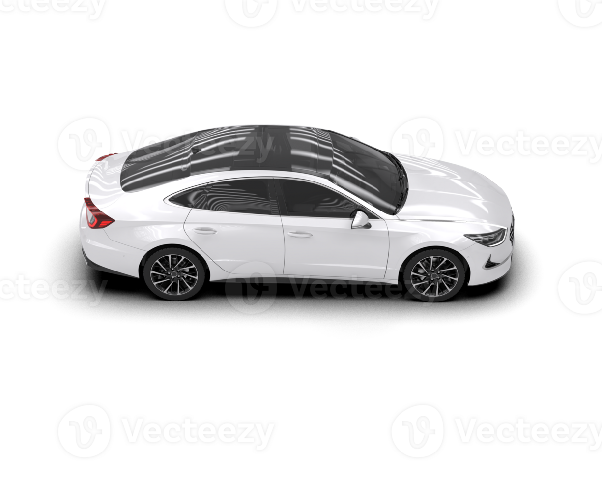 Modern car isolated on background. 3d rendering - illustration png