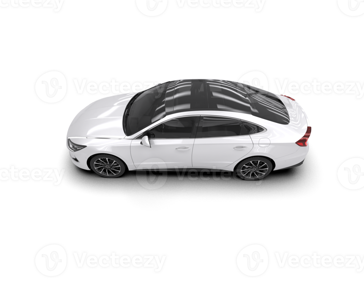 Modern car isolated on background. 3d rendering - illustration png