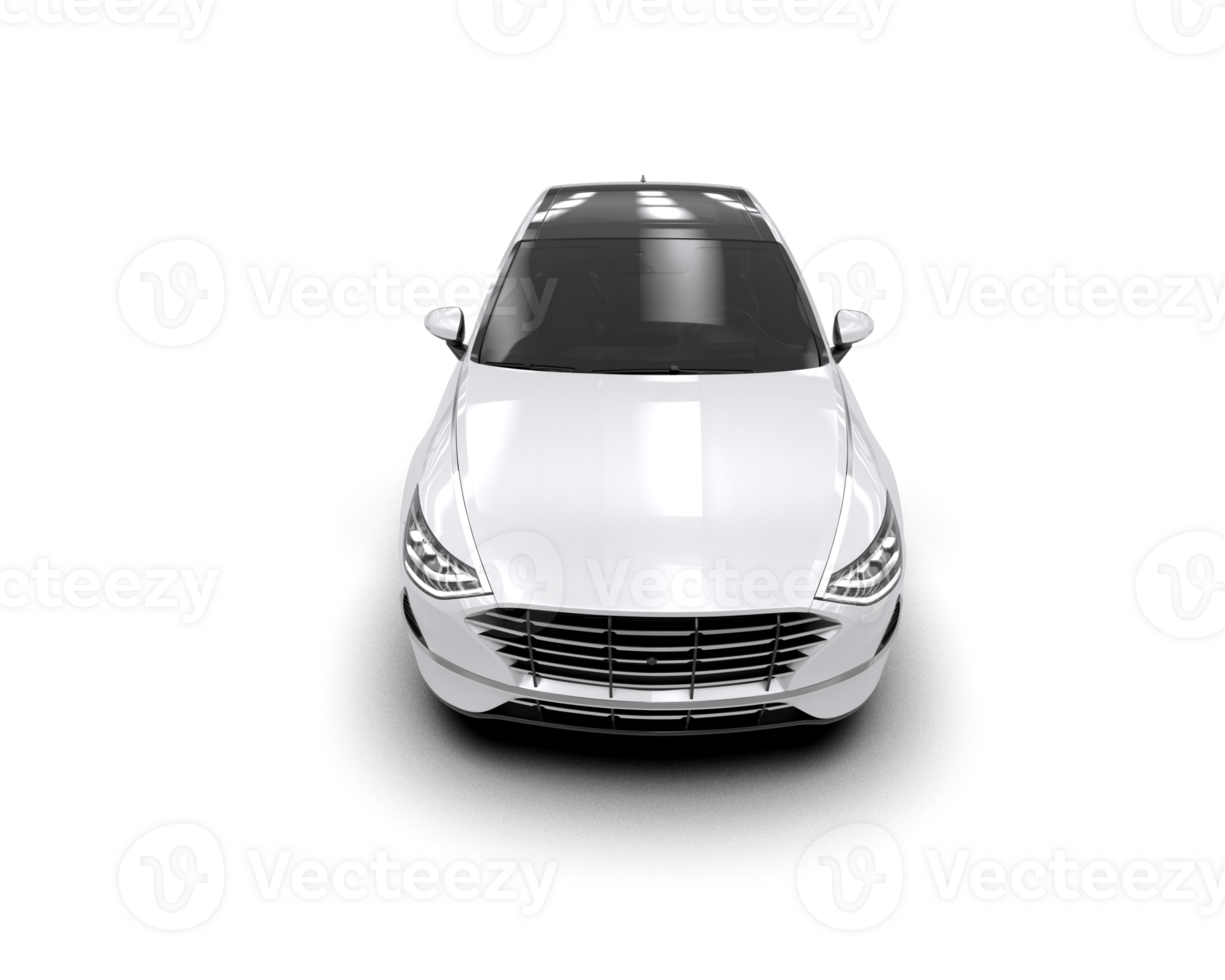 Modern car isolated on background. 3d rendering - illustration png