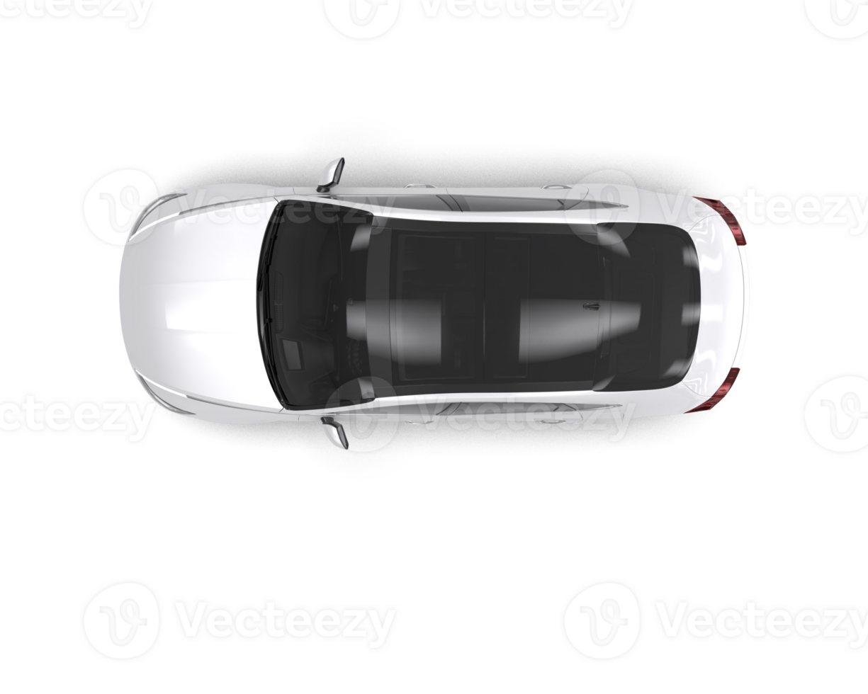 Modern car isolated on background. 3d rendering - illustration png