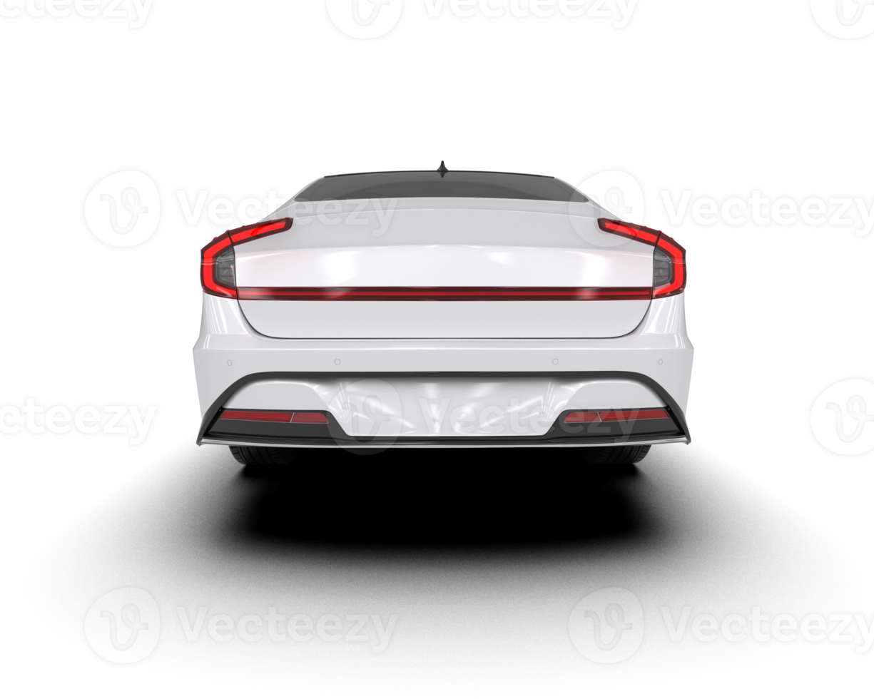 Modern car isolated on background. 3d rendering - illustration png