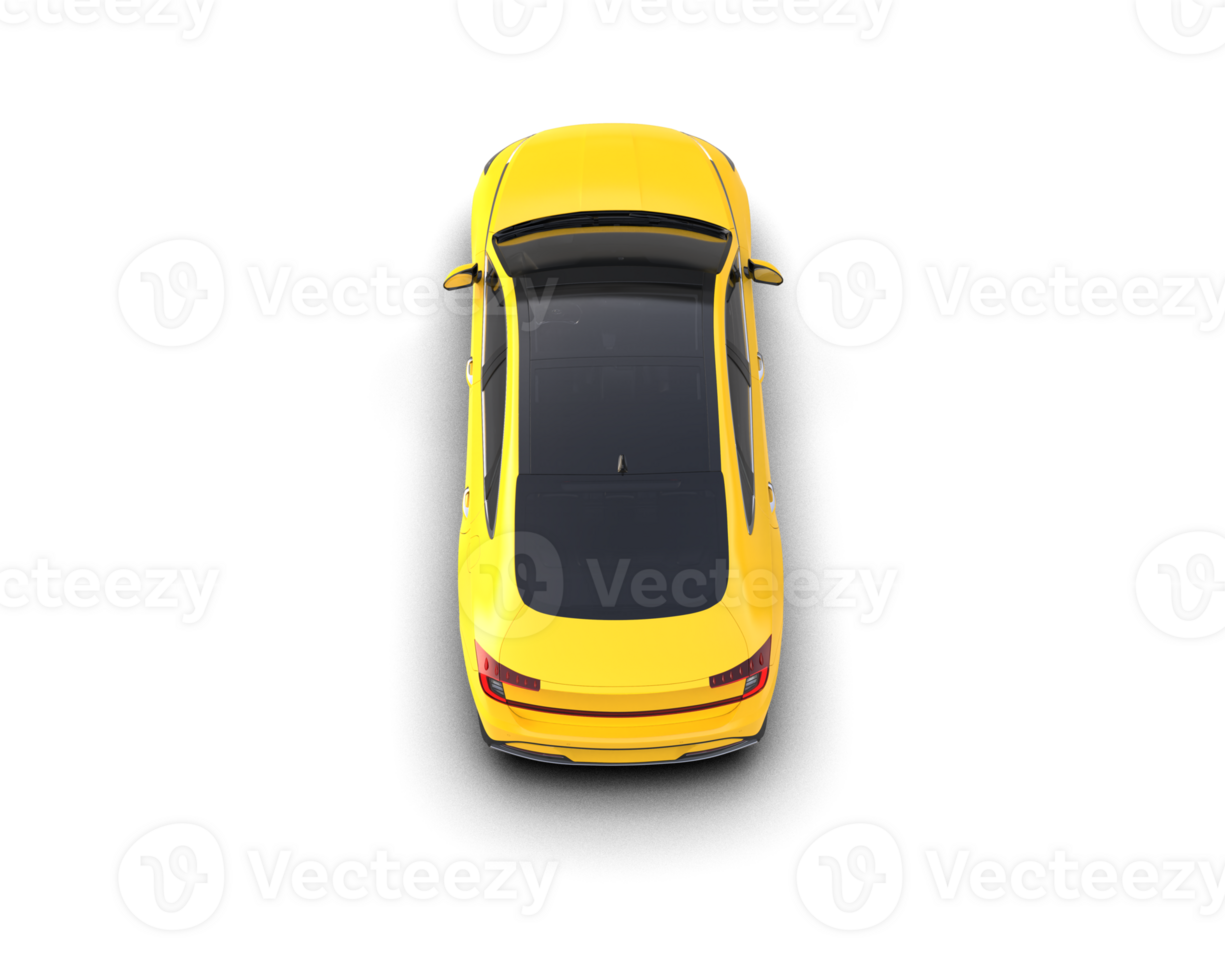 Modern car isolated on background. 3d rendering - illustration png