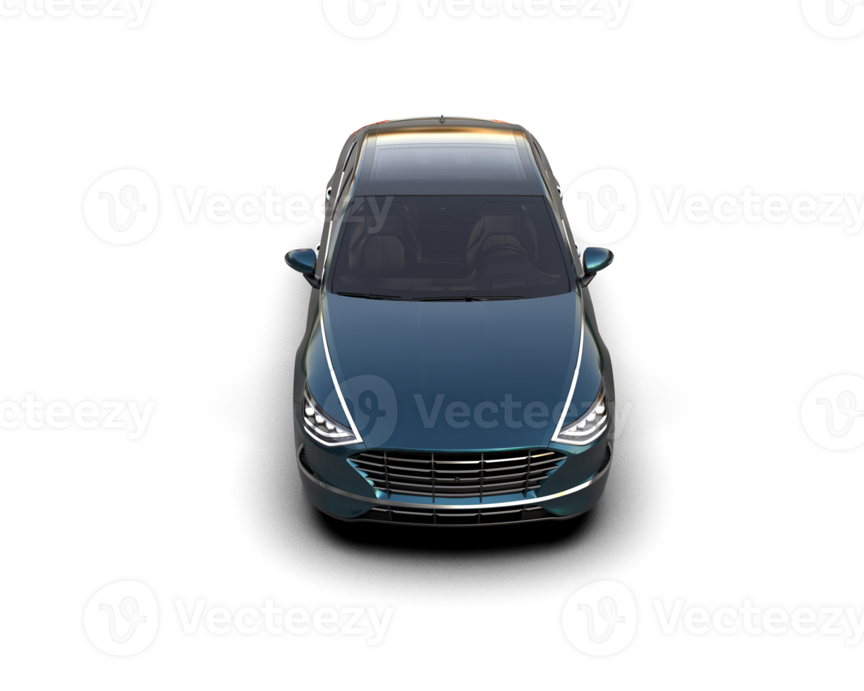 Modern car isolated on background. 3d rendering - illustration png