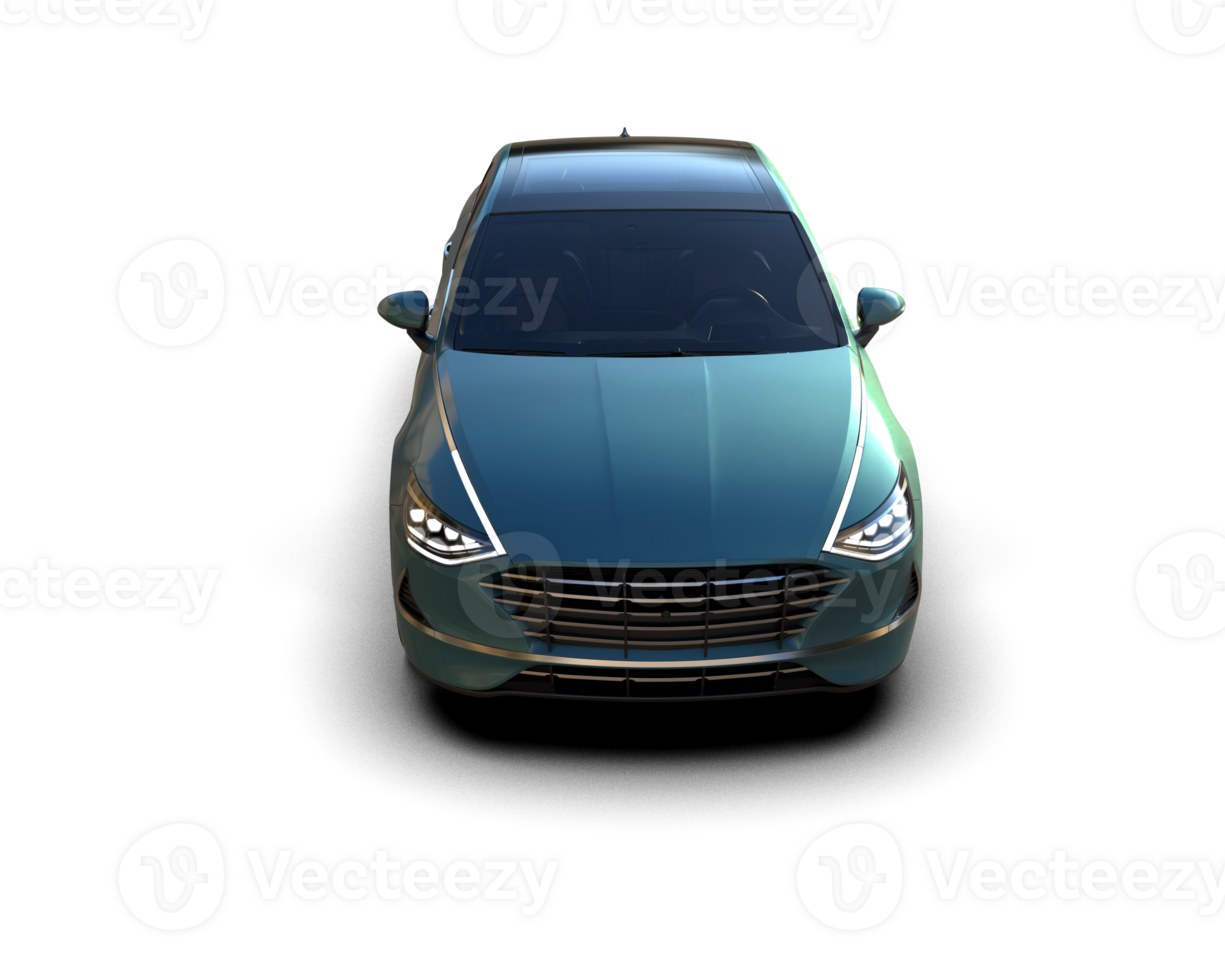 Modern car isolated on background. 3d rendering - illustration png