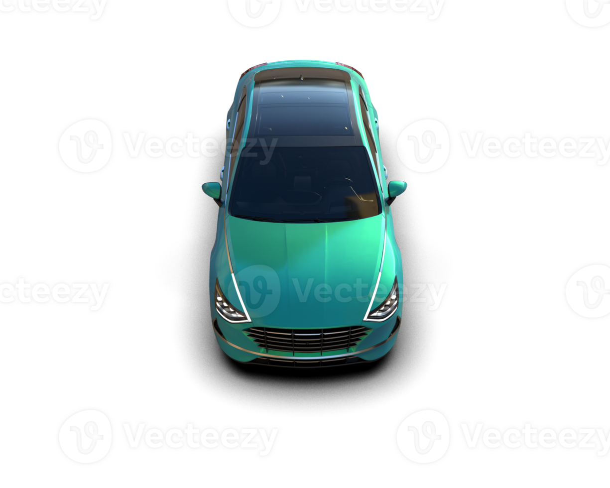 Modern car isolated on background. 3d rendering - illustration png