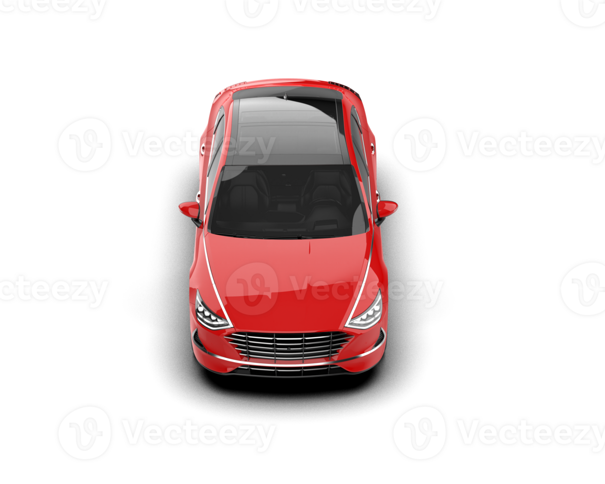 Modern car isolated on background. 3d rendering - illustration png