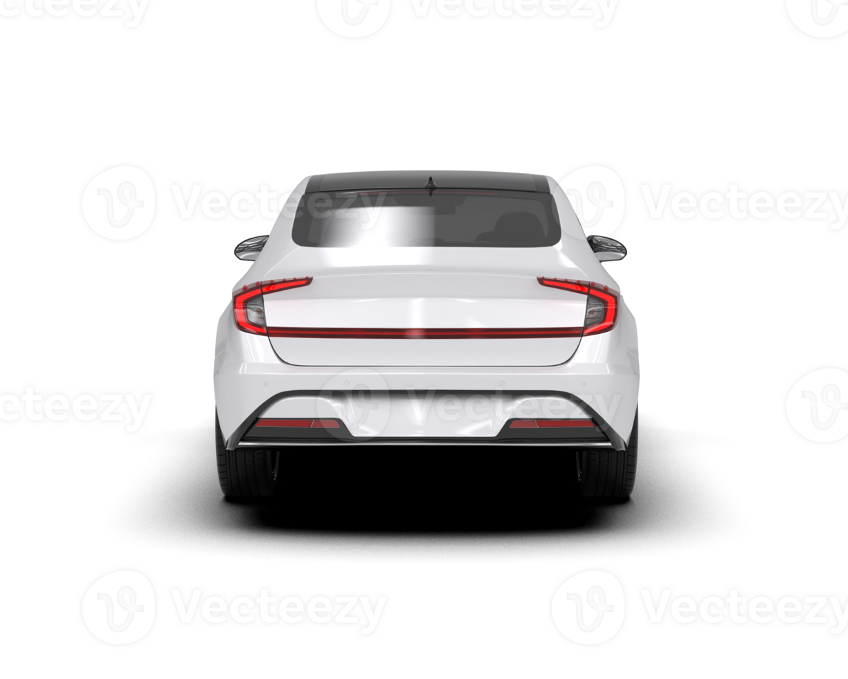Modern car isolated on background. 3d rendering - illustration png