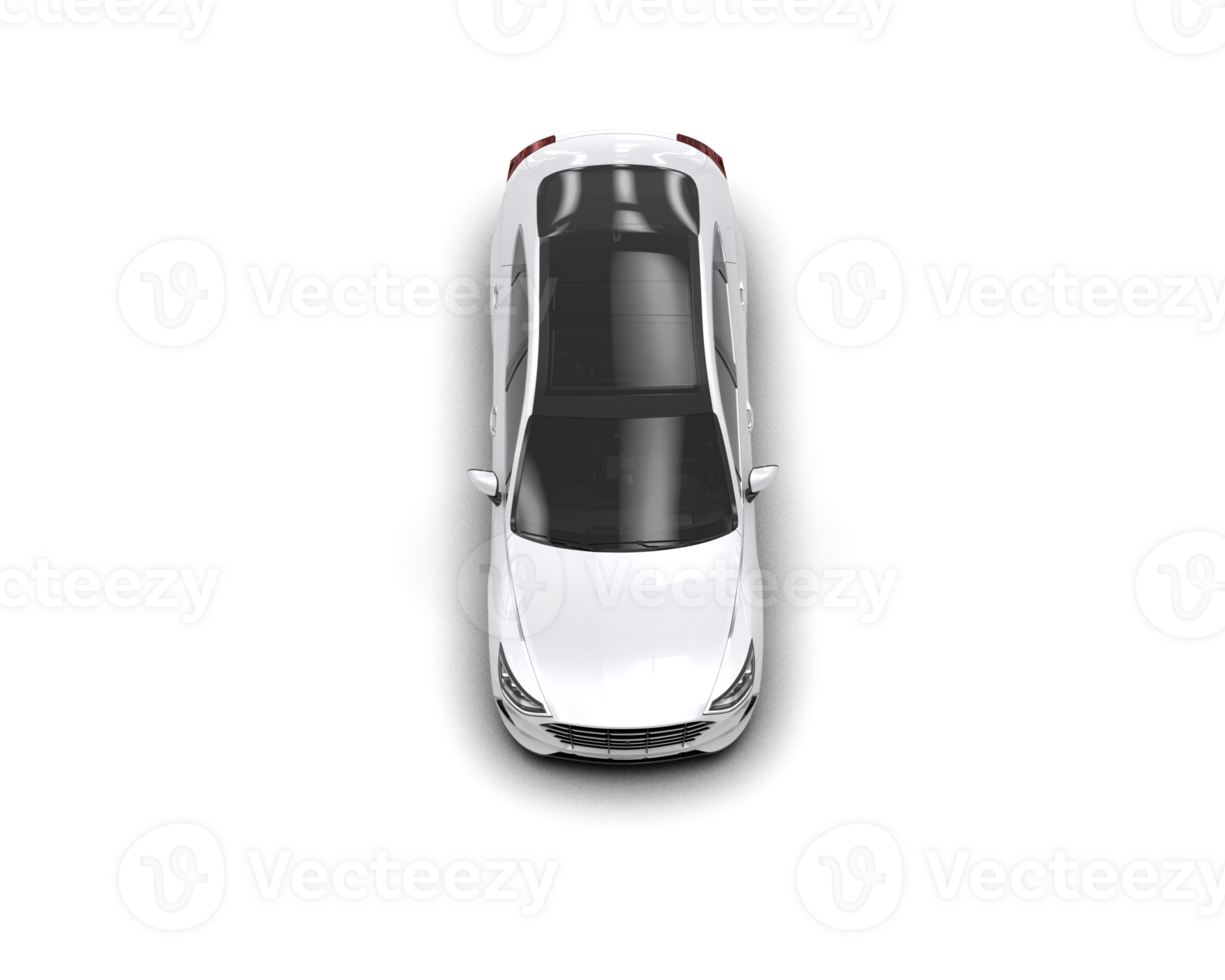 Modern car isolated on background. 3d rendering - illustration png