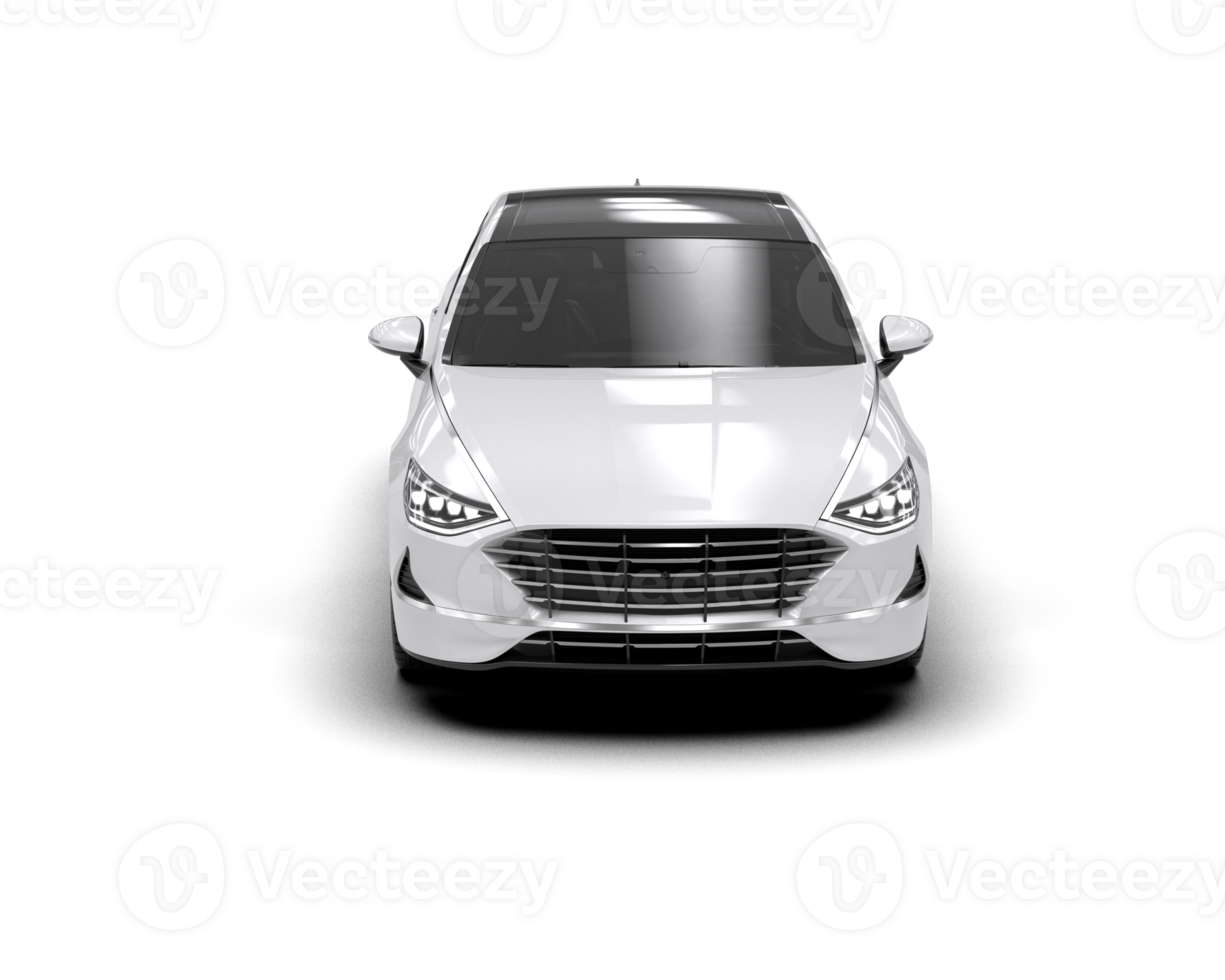 Modern car isolated on background. 3d rendering - illustration png