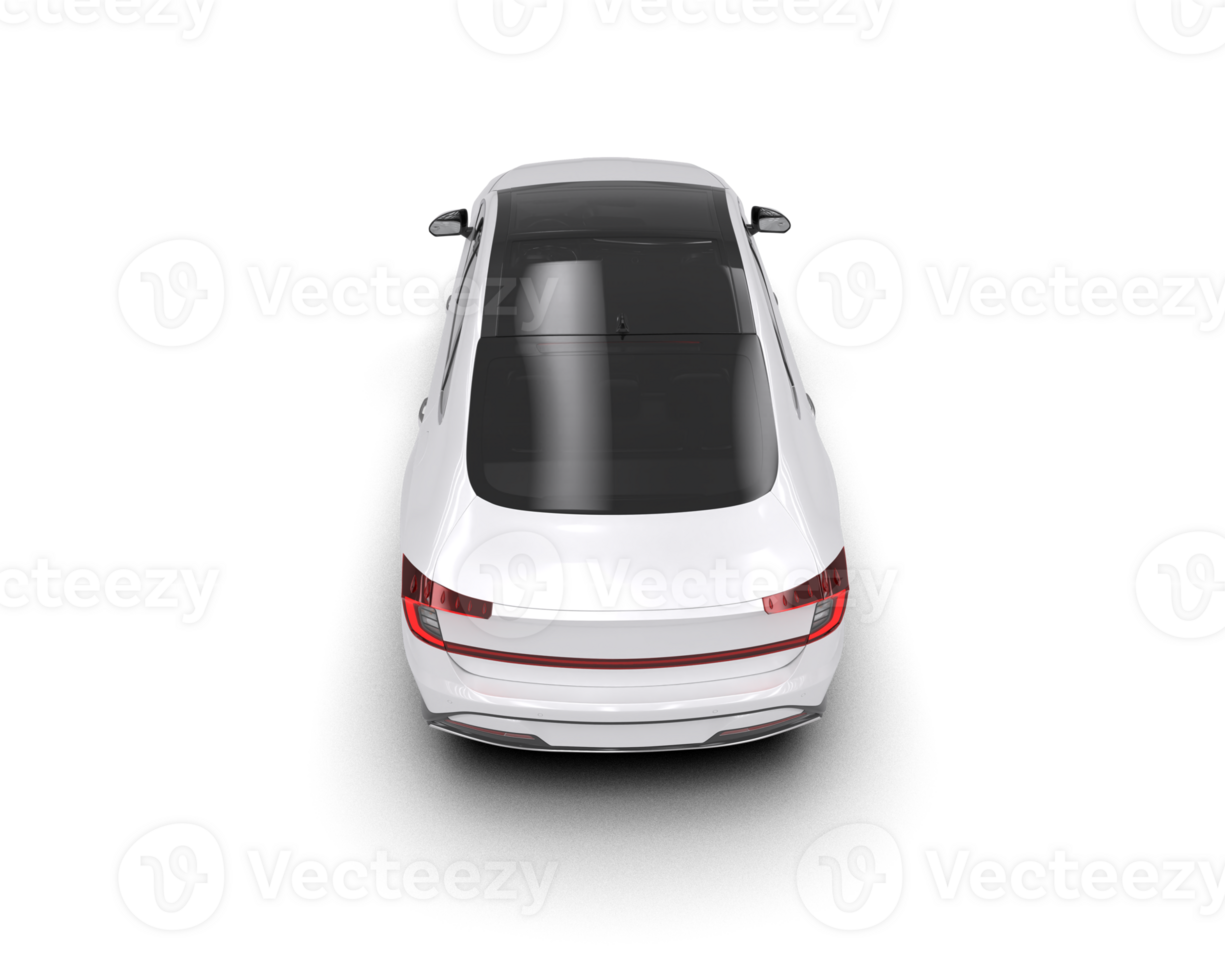 Modern car isolated on background. 3d rendering - illustration png