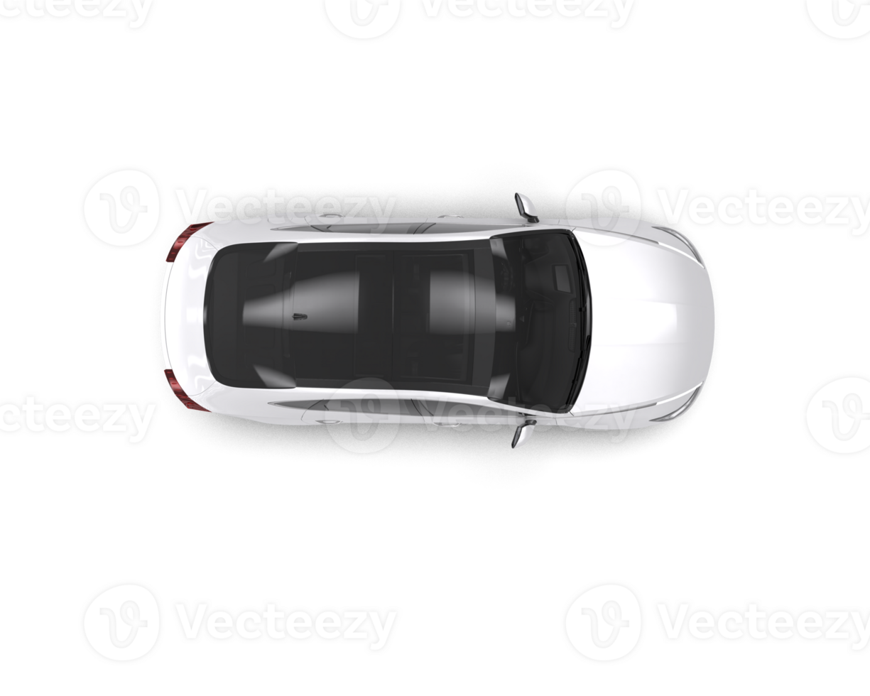 Modern car isolated on background. 3d rendering - illustration png