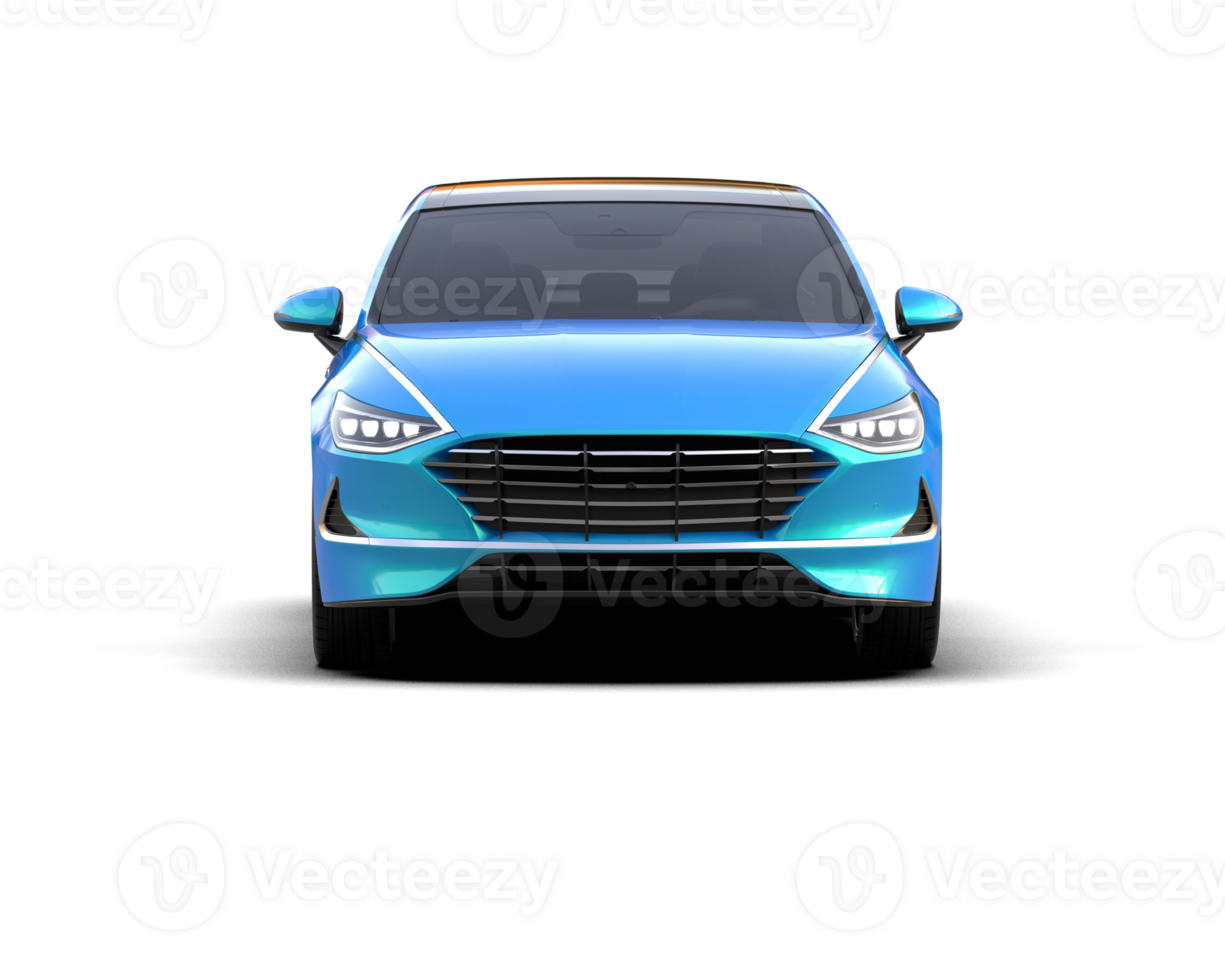 Modern car isolated on background. 3d rendering - illustration png