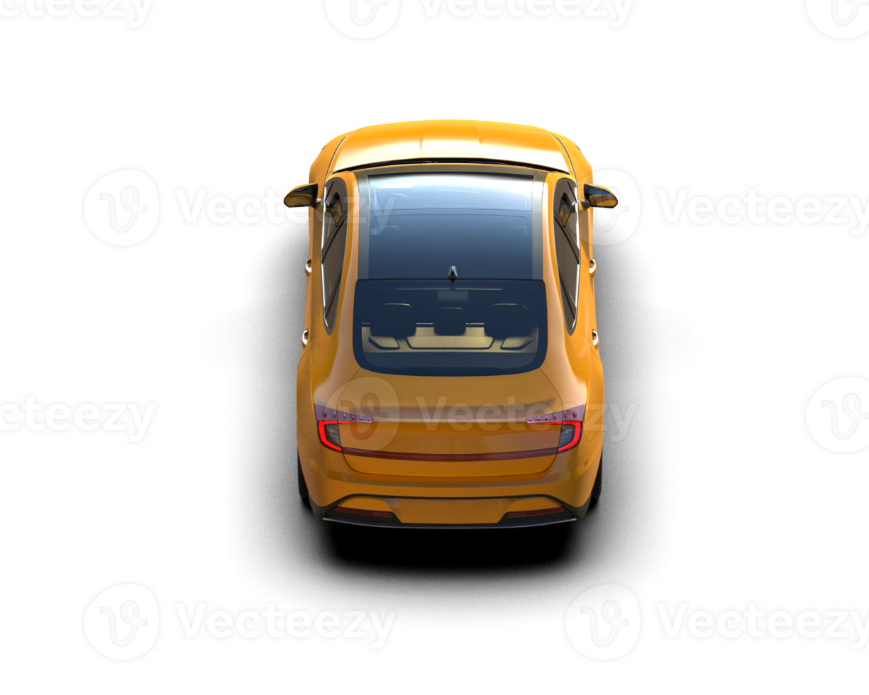 Modern car isolated on background. 3d rendering - illustration png