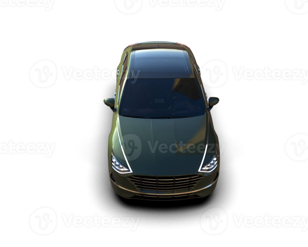 Modern car isolated on background. 3d rendering - illustration png