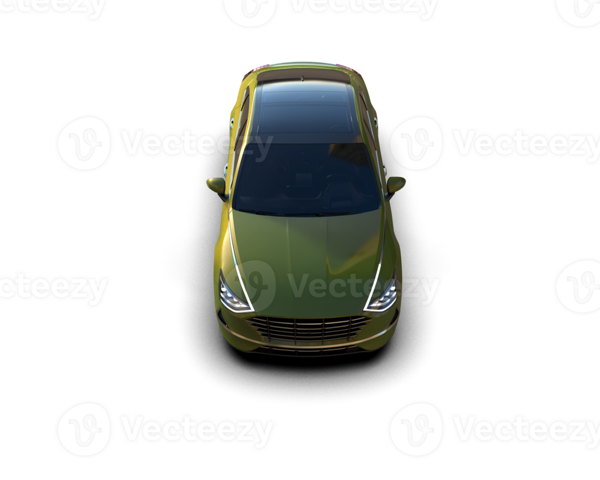 Modern car isolated on background. 3d rendering - illustration png