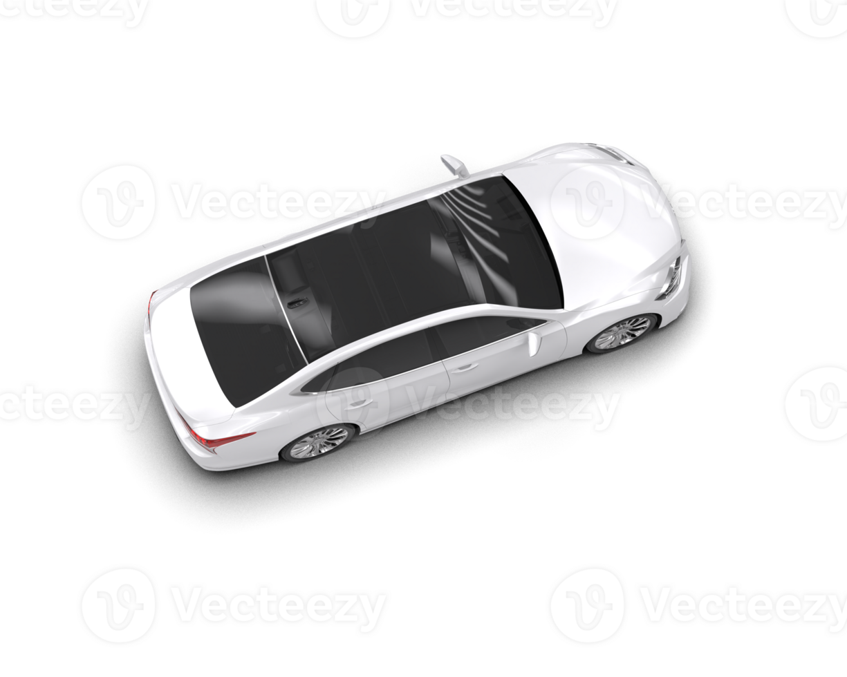 Modern car isolated on background. 3d rendering - illustration png