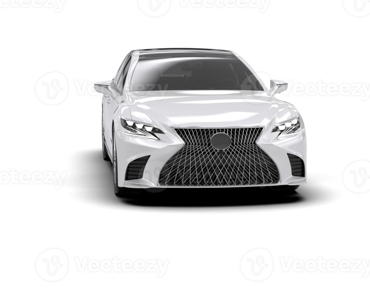 Modern car isolated on background. 3d rendering - illustration png