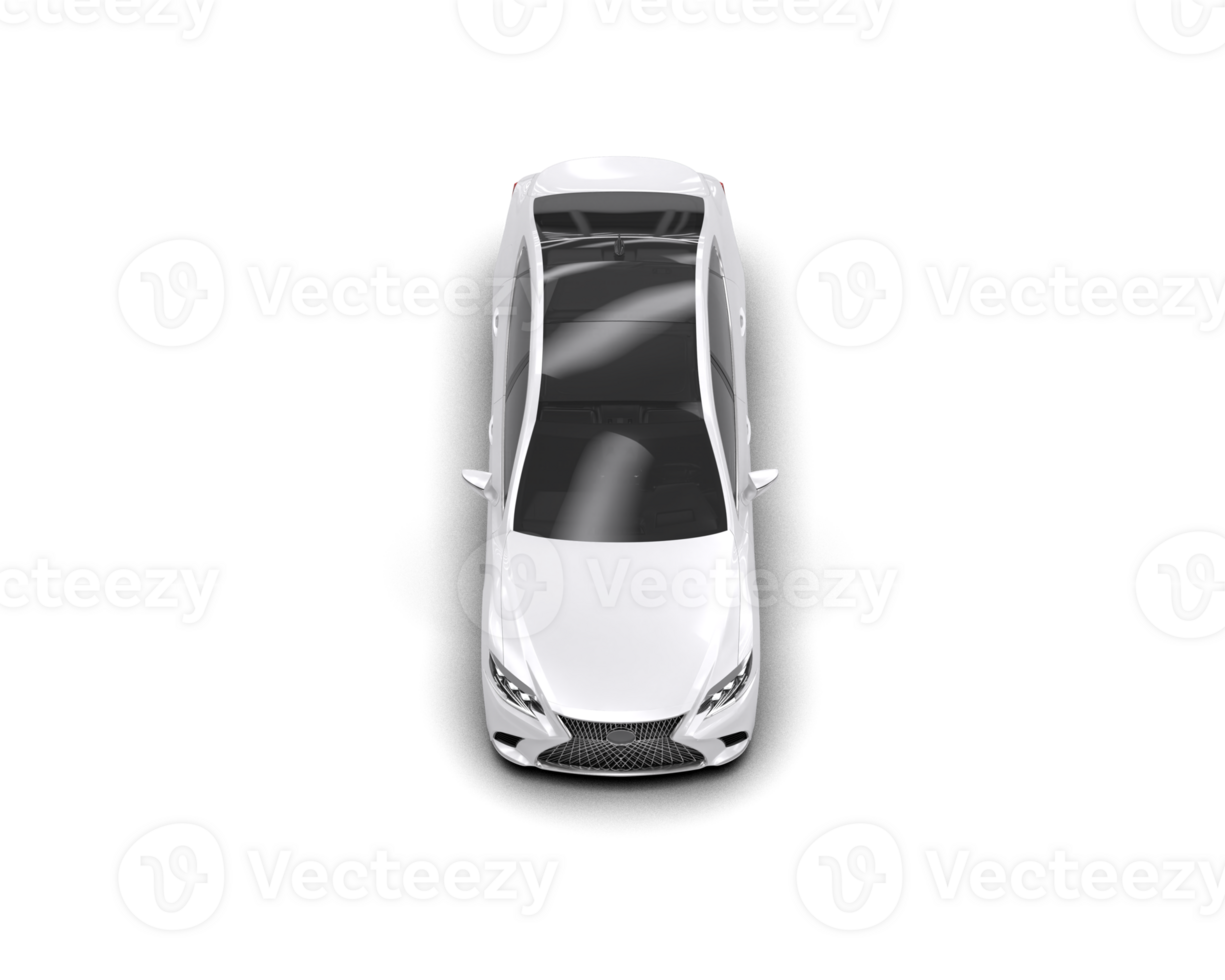 Modern car isolated on background. 3d rendering - illustration png