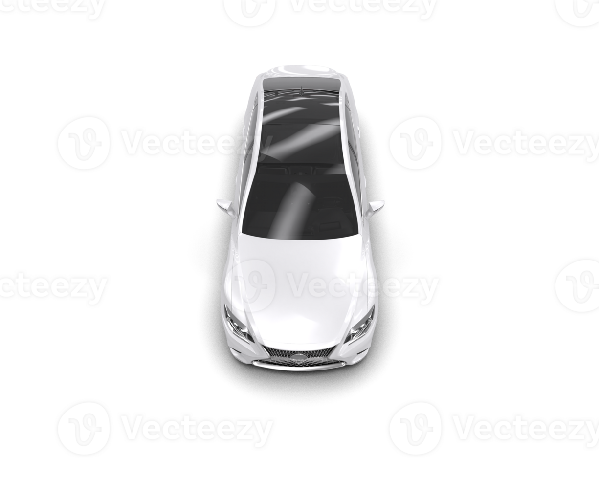Modern car isolated on background. 3d rendering - illustration png
