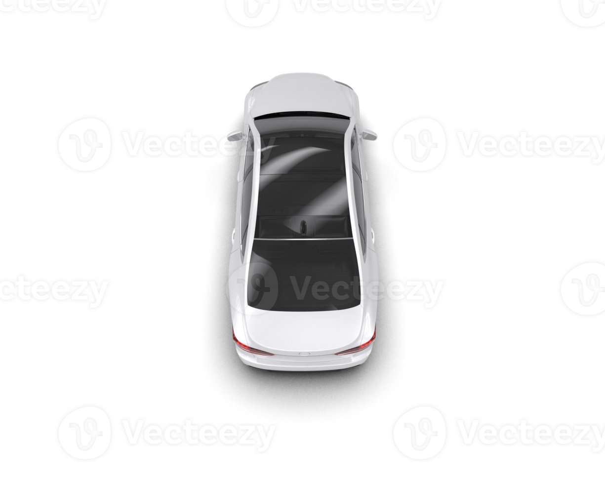 Modern car isolated on background. 3d rendering - illustration png