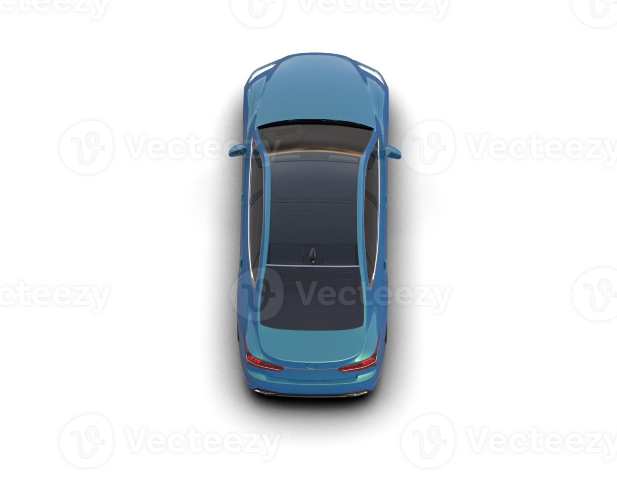 Modern car isolated on background. 3d rendering - illustration png