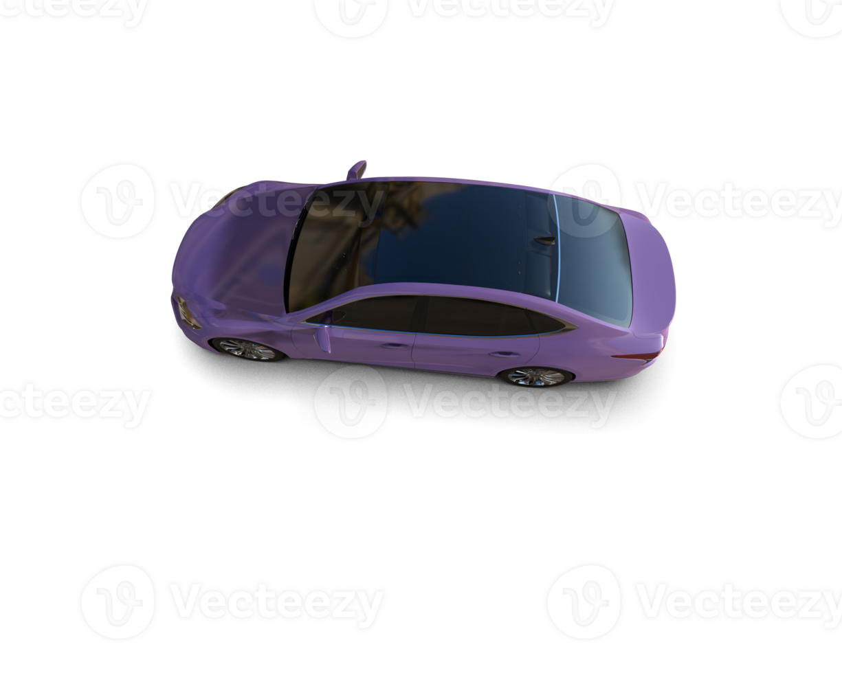 Modern car isolated on background. 3d rendering - illustration png