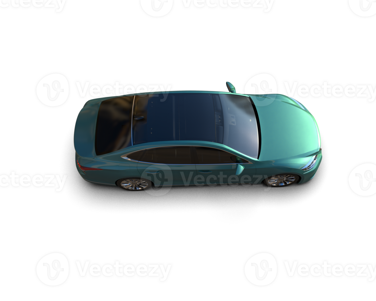 Modern car isolated on background. 3d rendering - illustration png