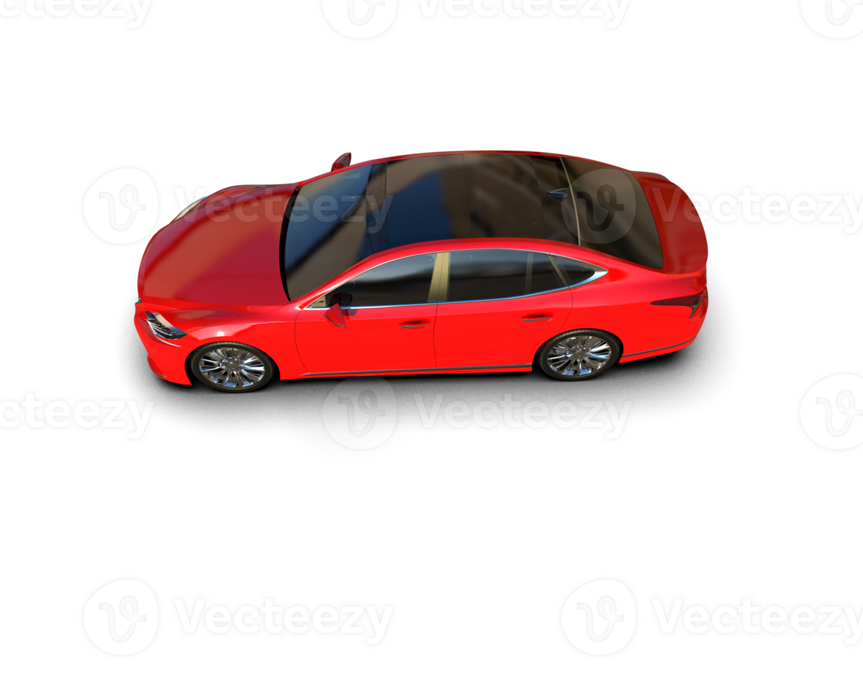 Modern car isolated on background. 3d rendering - illustration png