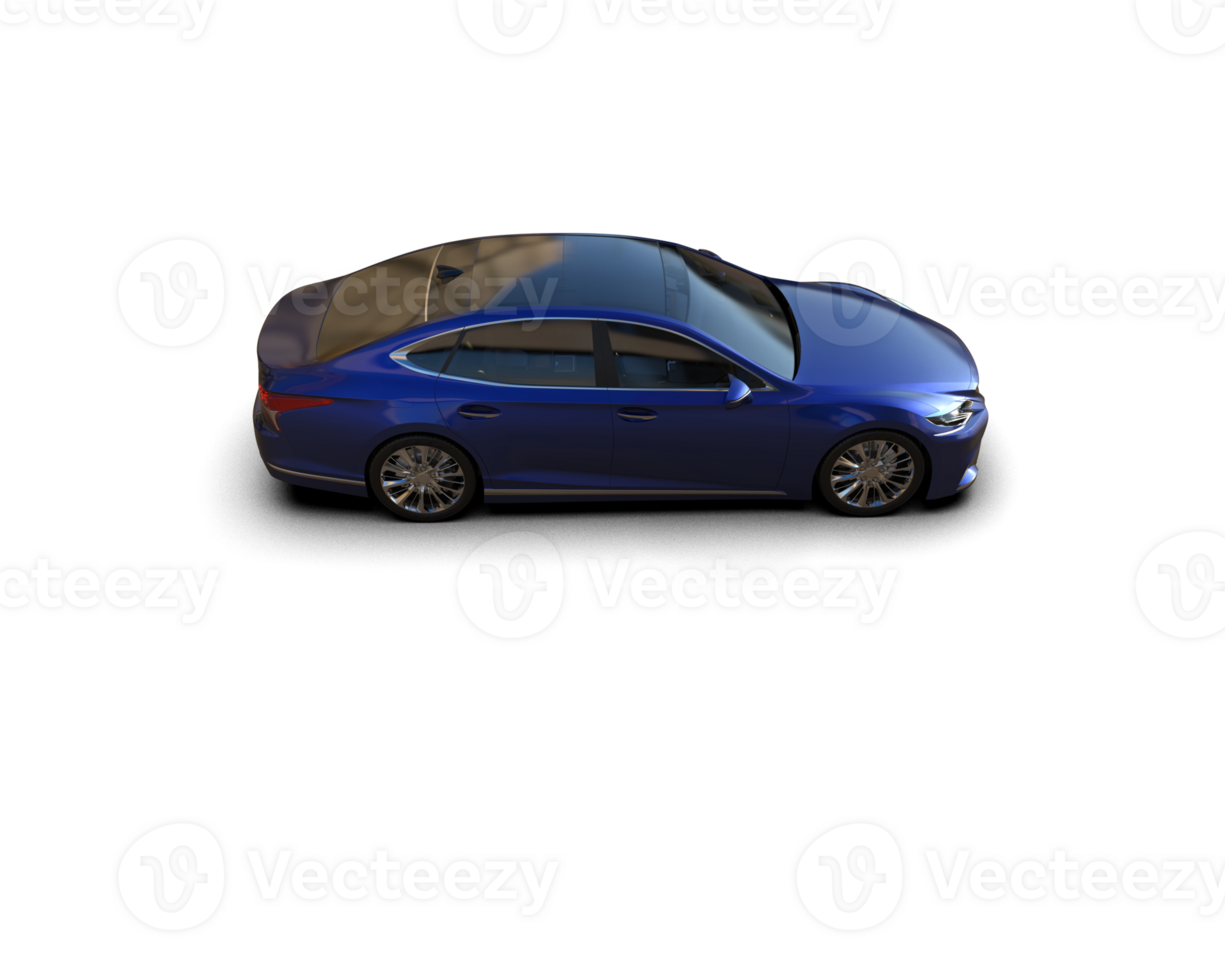 Modern car isolated on background. 3d rendering - illustration png