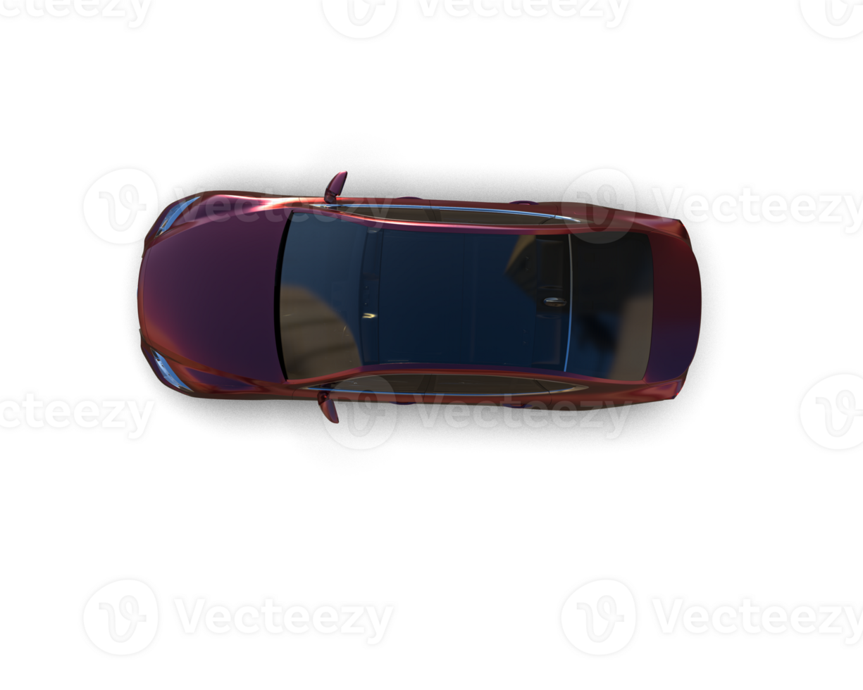 Modern car isolated on background. 3d rendering - illustration png