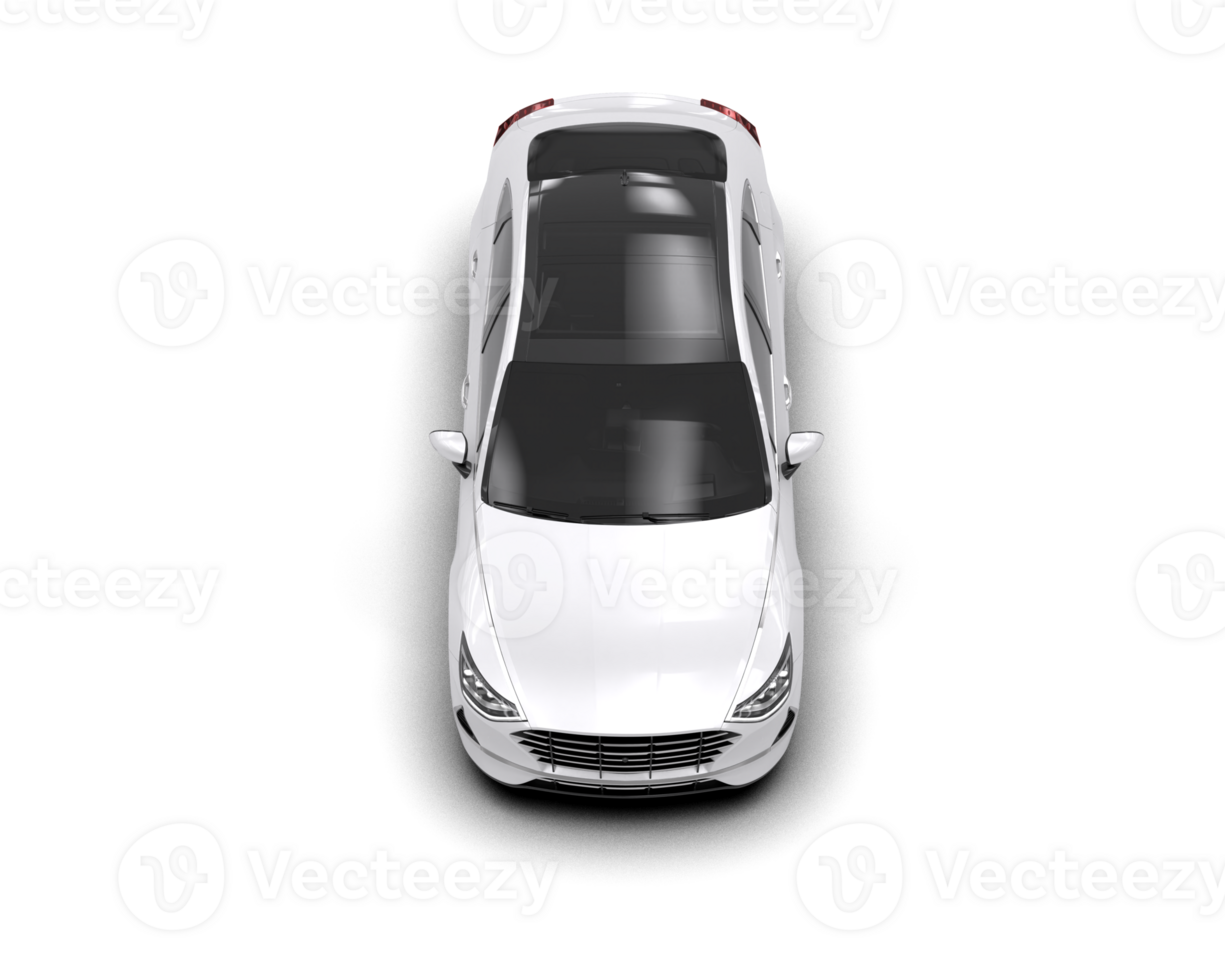 Modern car isolated on background. 3d rendering - illustration png