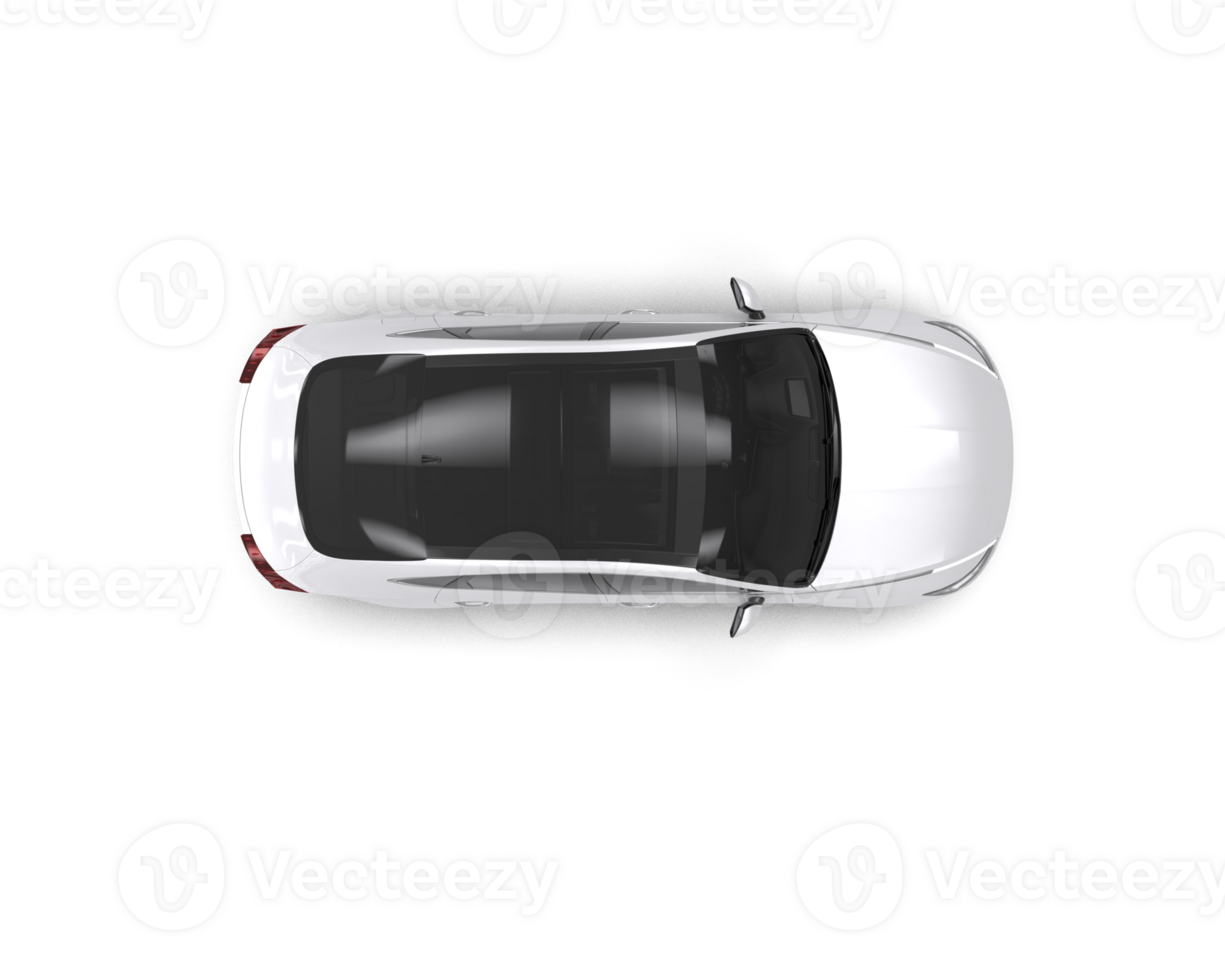 Modern car isolated on background. 3d rendering - illustration png