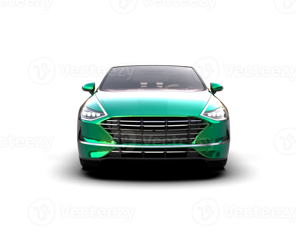 Modern car isolated on background. 3d rendering - illustration png