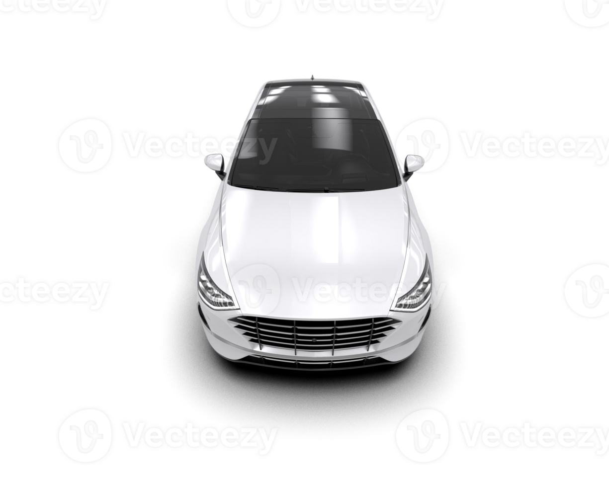 Modern car isolated on background. 3d rendering - illustration png