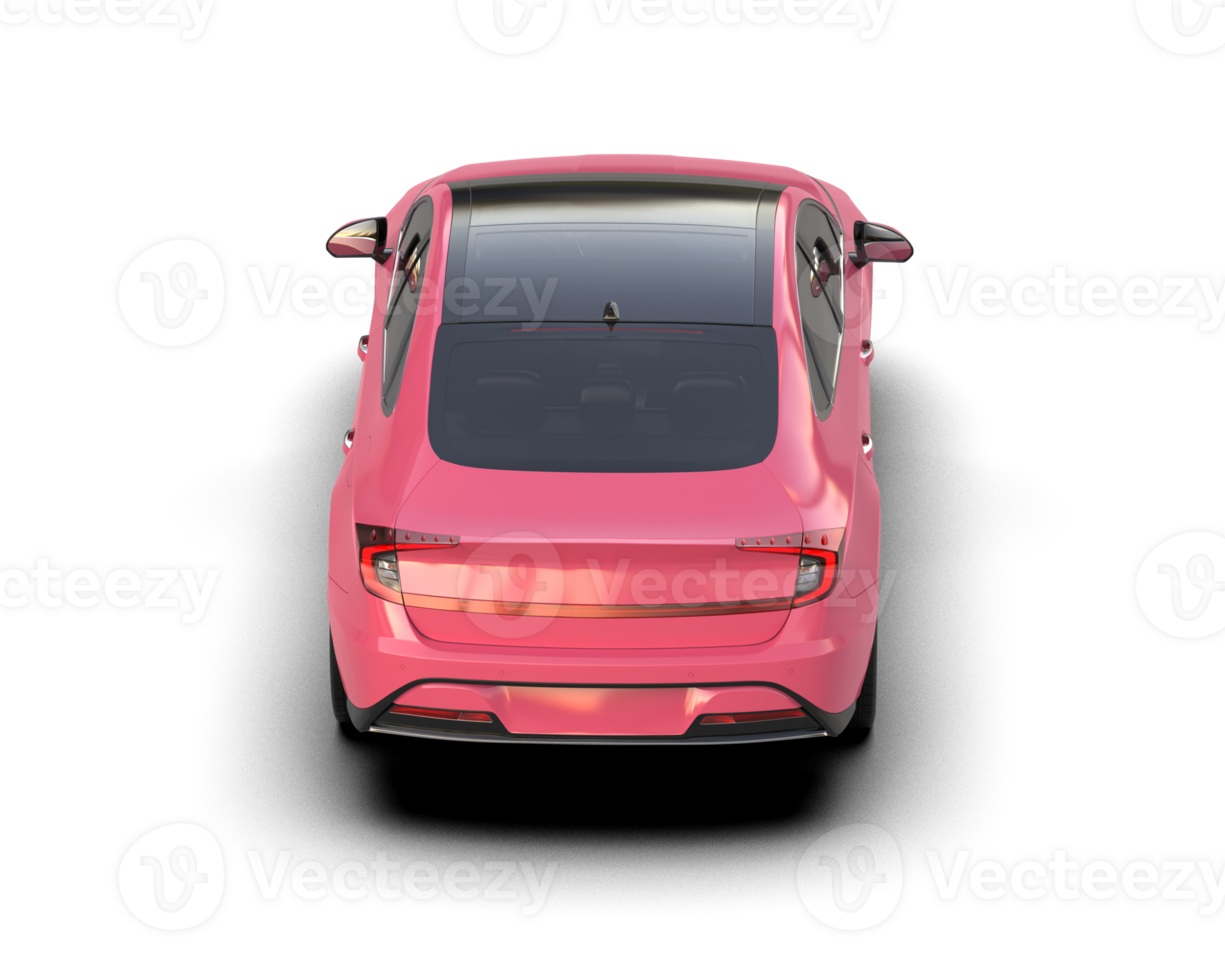 Modern car isolated on background. 3d rendering - illustration png