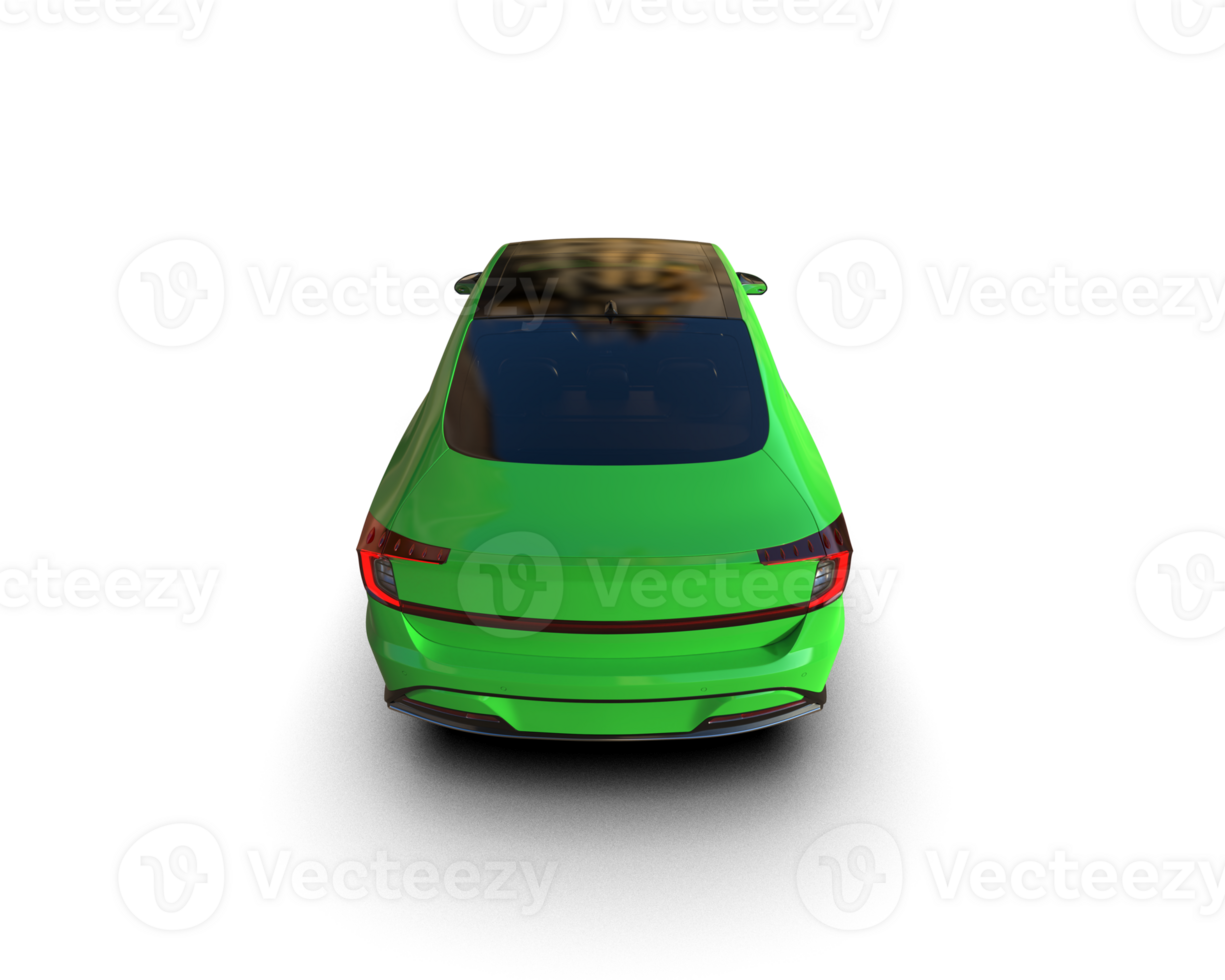 Modern car isolated on background. 3d rendering - illustration png
